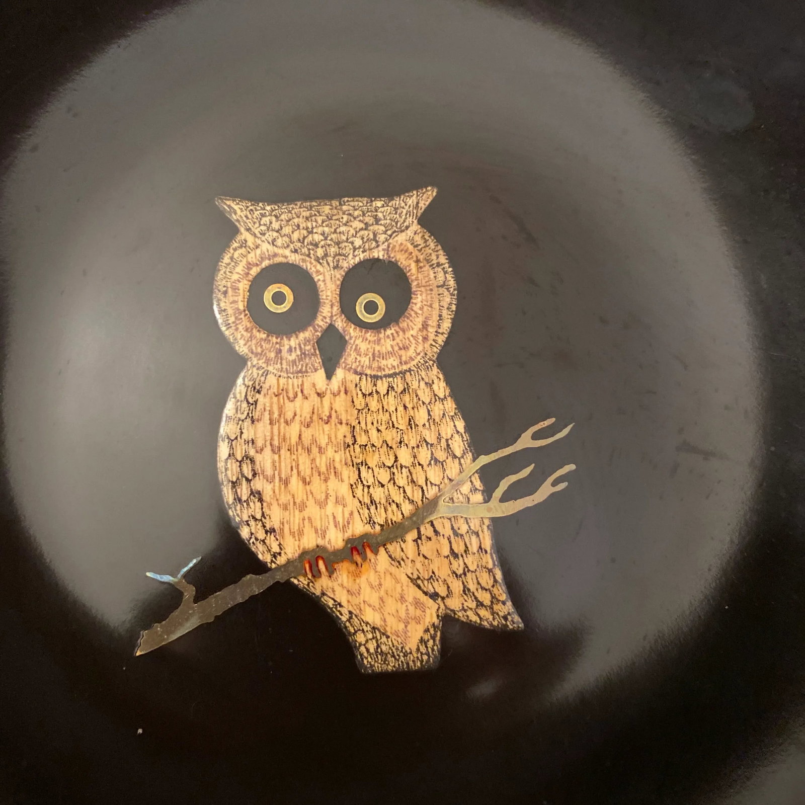 Vintage Couroc Owl Bowl - 3