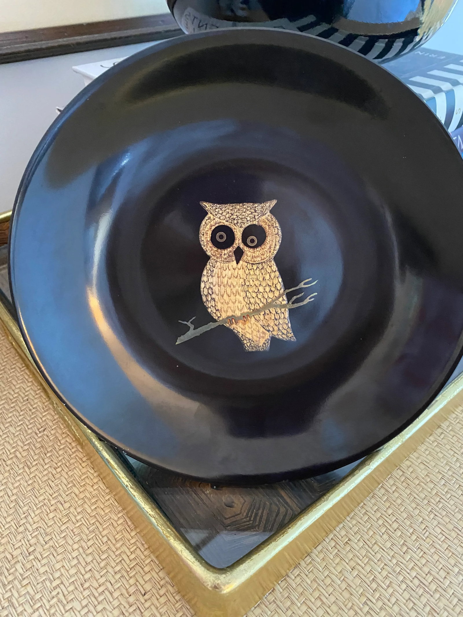 Vintage Couroc Owl Bowl - 6