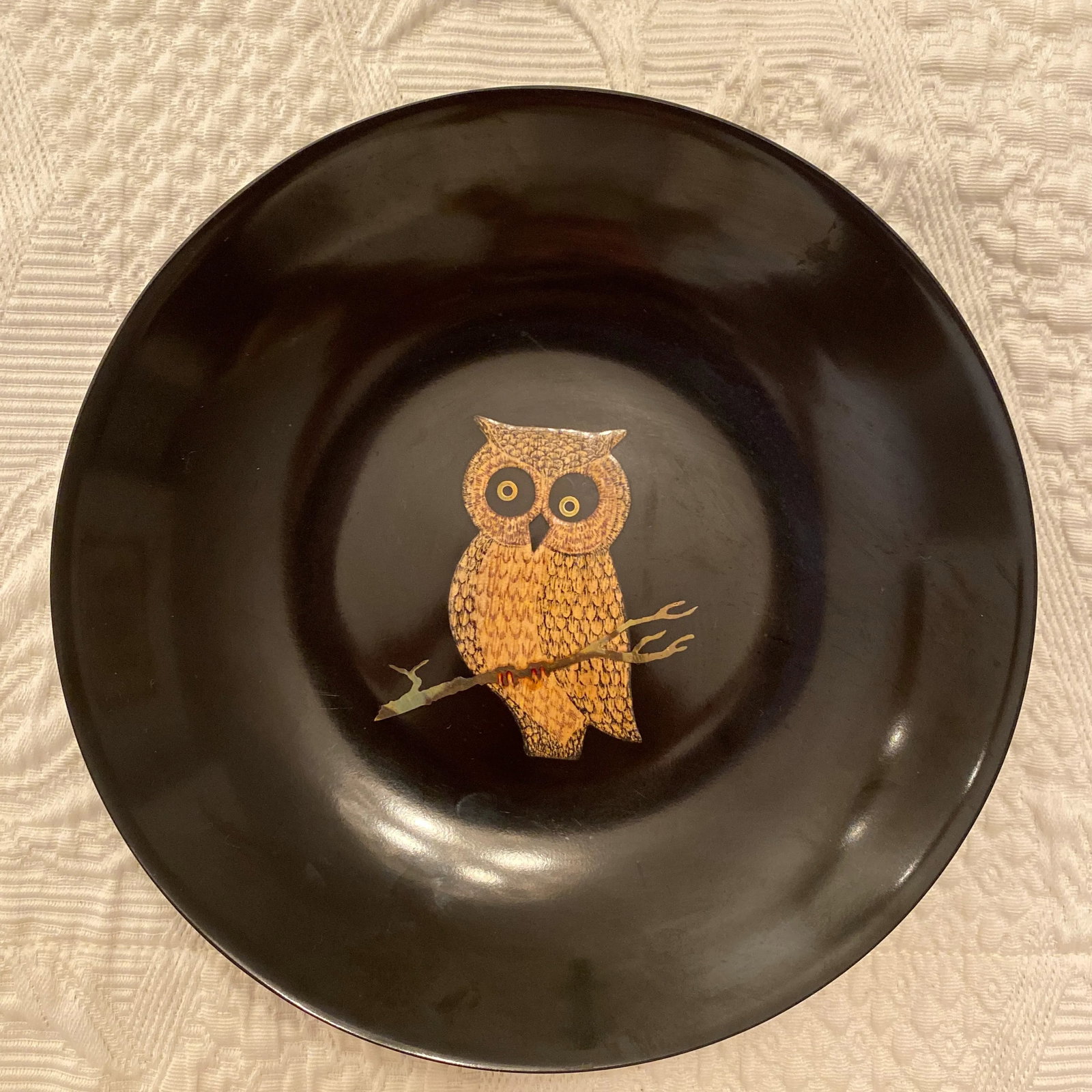 Vintage Couroc Owl Bowl - 7