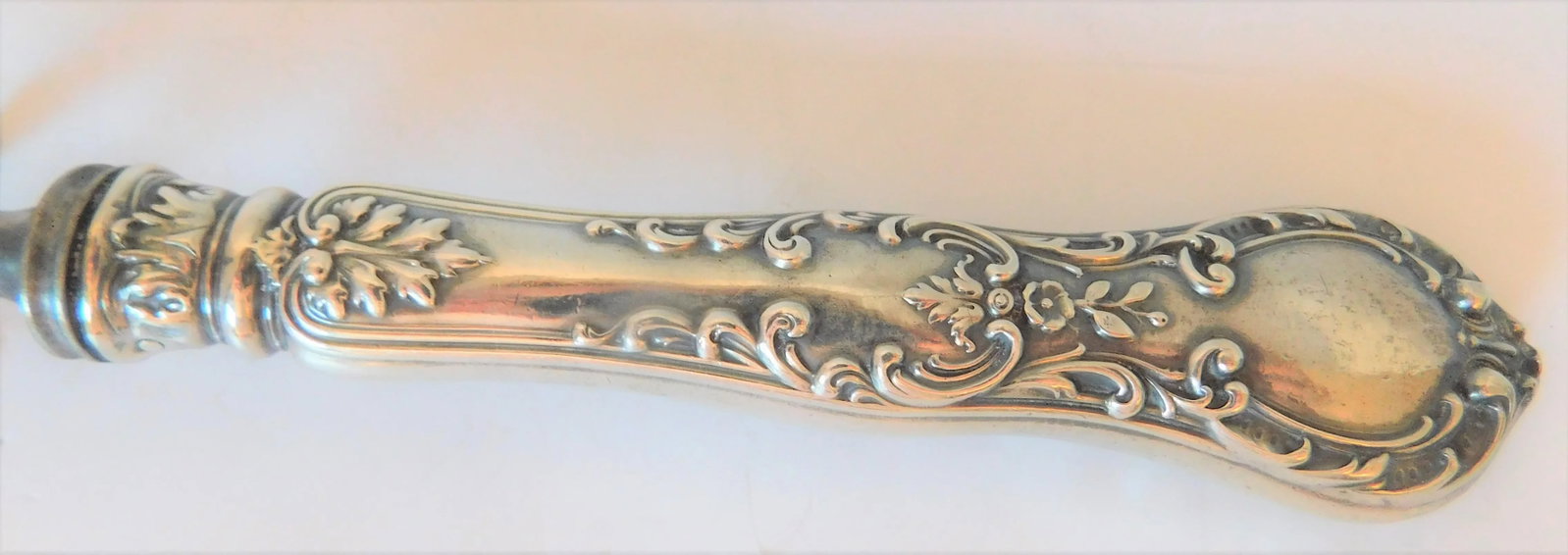 Vintage Preisner Sterling Silver Carving Knife & Fork Set- 2 Pieces - 11
