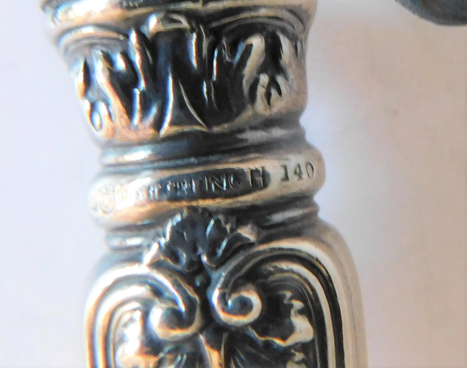 Vintage Preisner Sterling Silver Carving Knife & Fork Set- 2 Pieces - 7