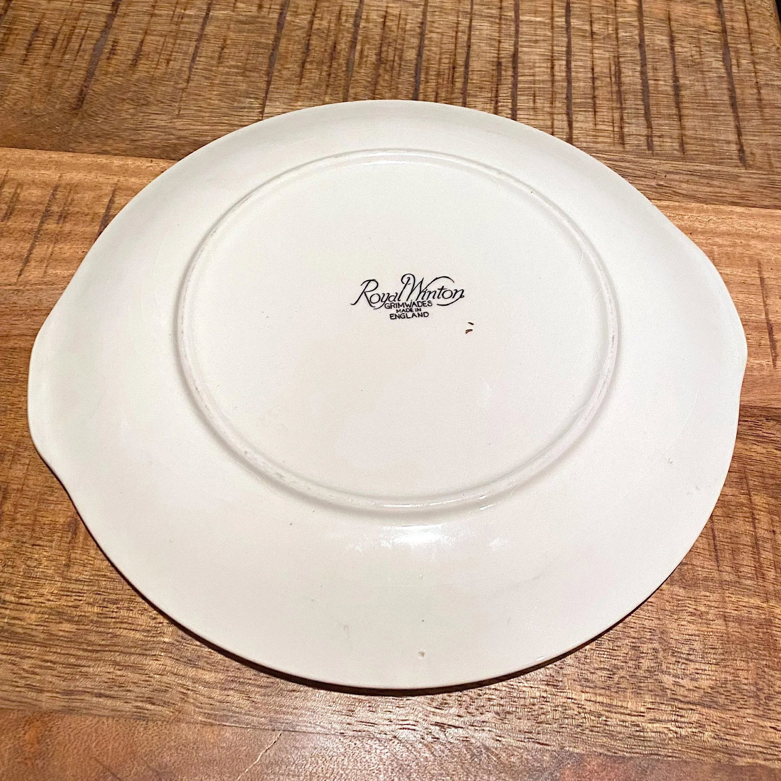 Antique Royal Minton Pink Chintz Cake Platter - 7