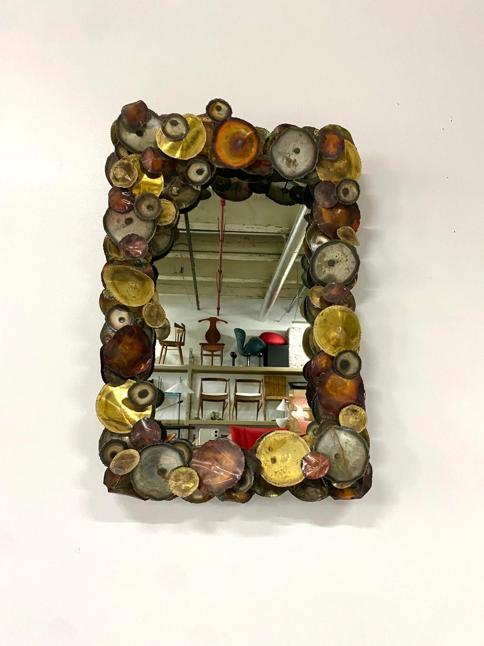 Curtis Jere for Artisan House Raindrops Mirror - 9
