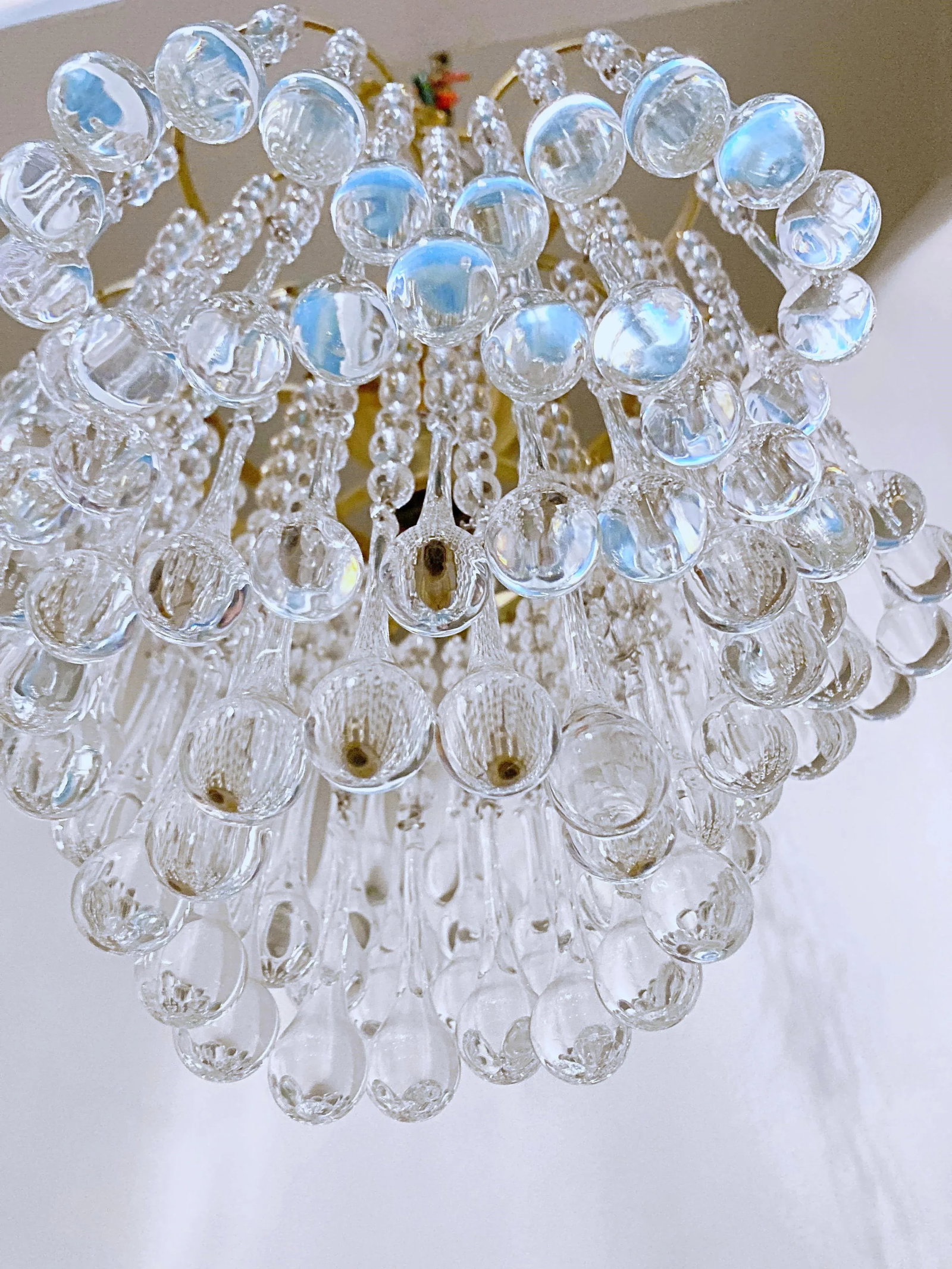 Mid-Century Italian Upside Down Layered Chandelier - 4