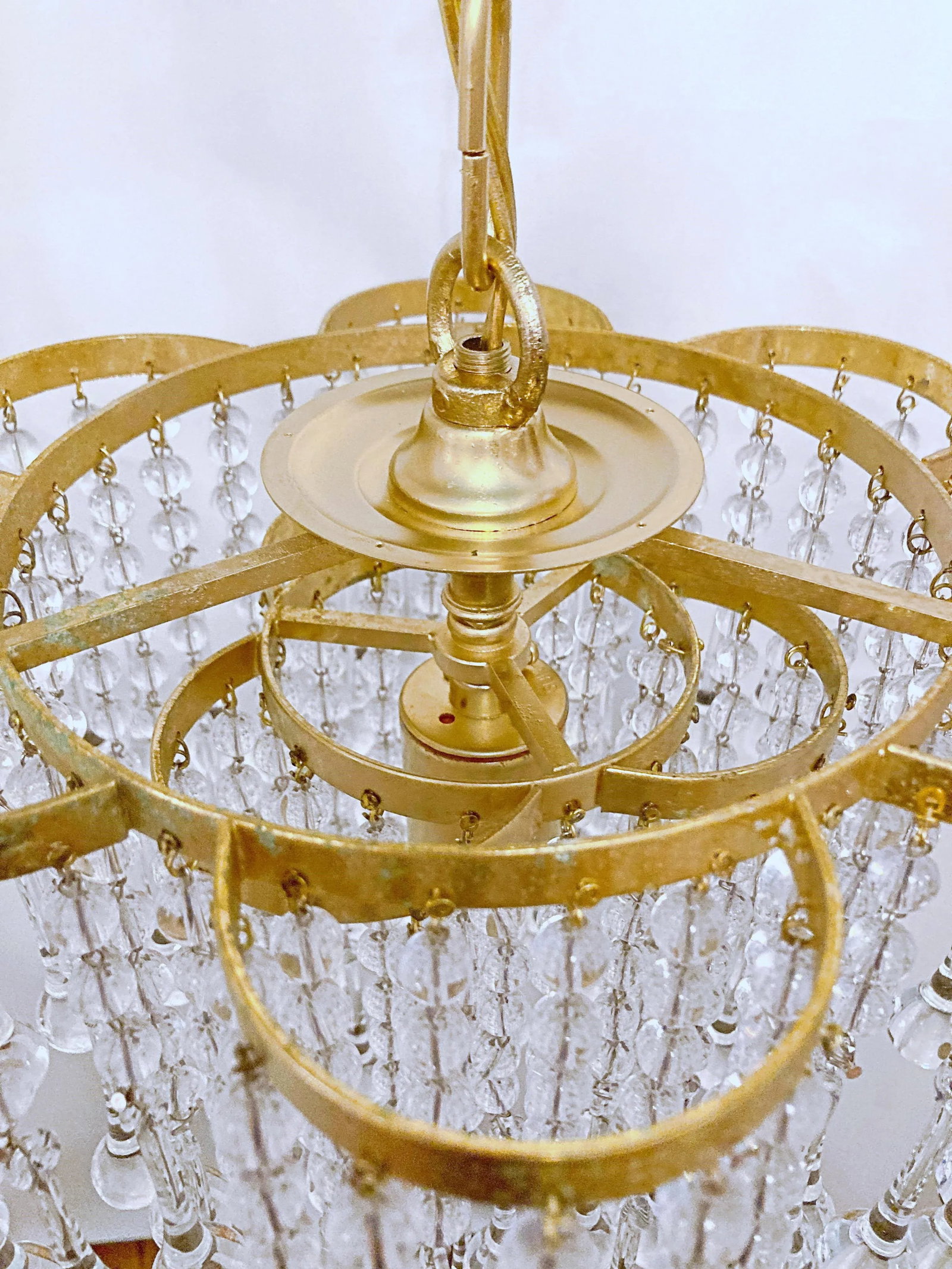 Mid-Century Italian Upside Down Layered Chandelier - 7
