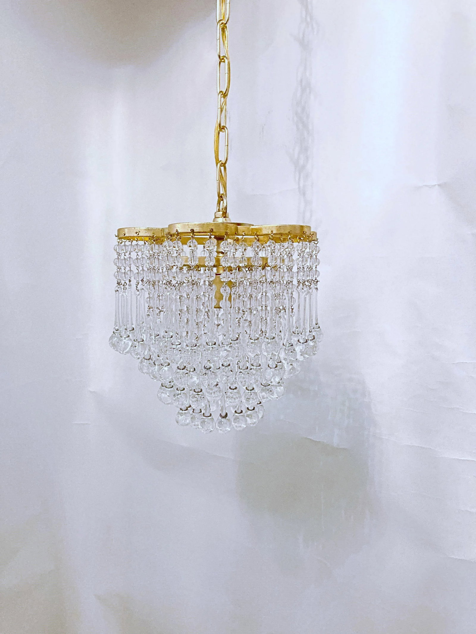 Mid-Century Italian Upside Down Layered Chandelier - 8