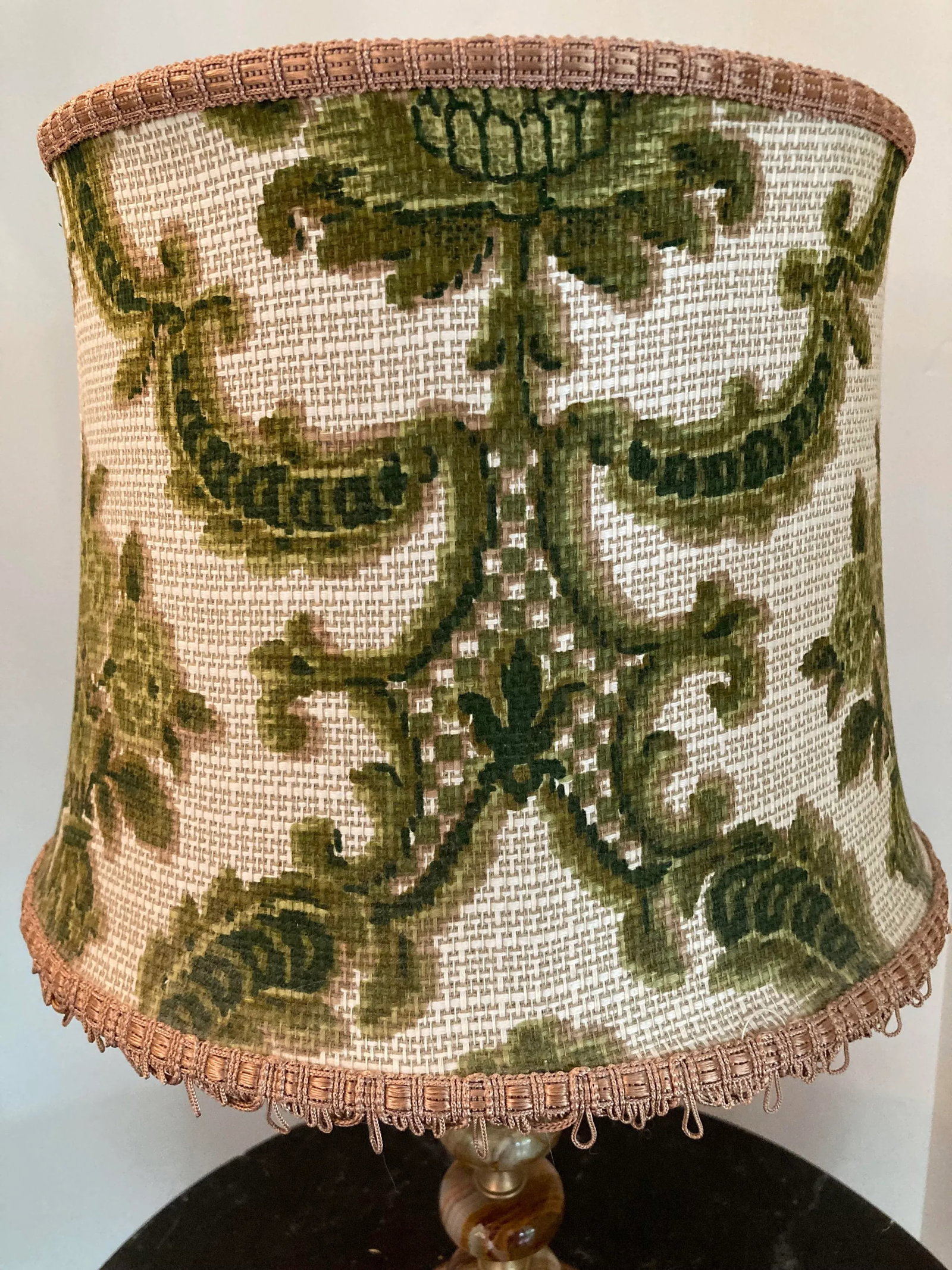 1970s Jade Lamp With Custom Shade - 8
