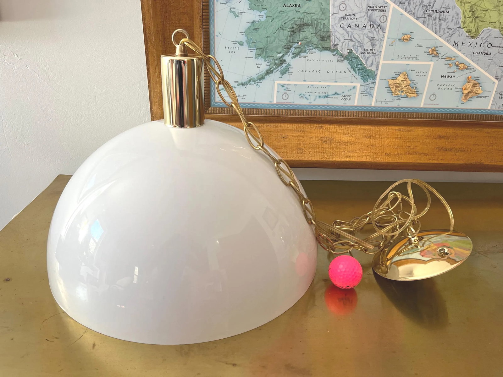 Modern Dome Pendant Light, 1970s - 11