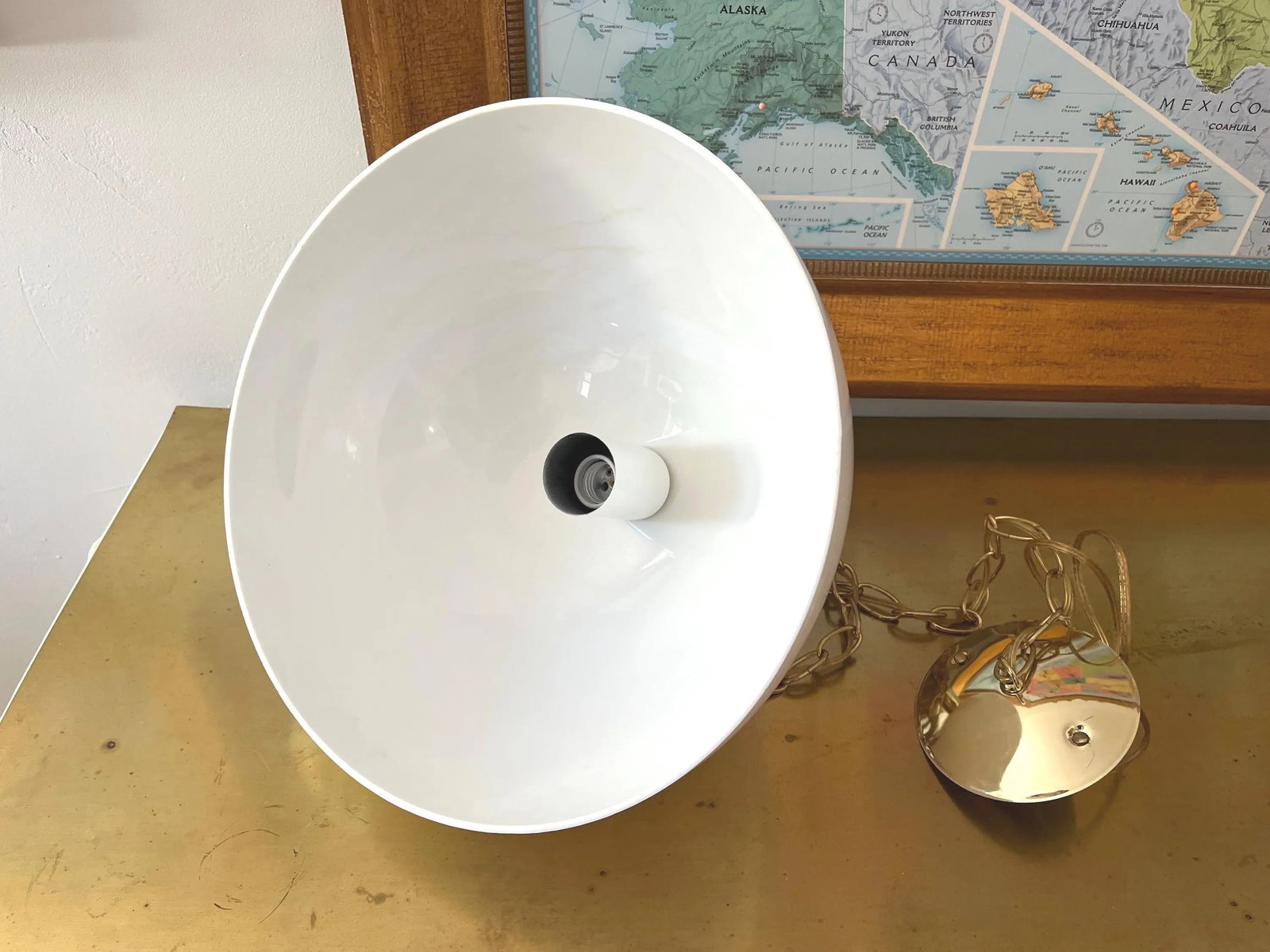 Modern Dome Pendant Light, 1970s - 13