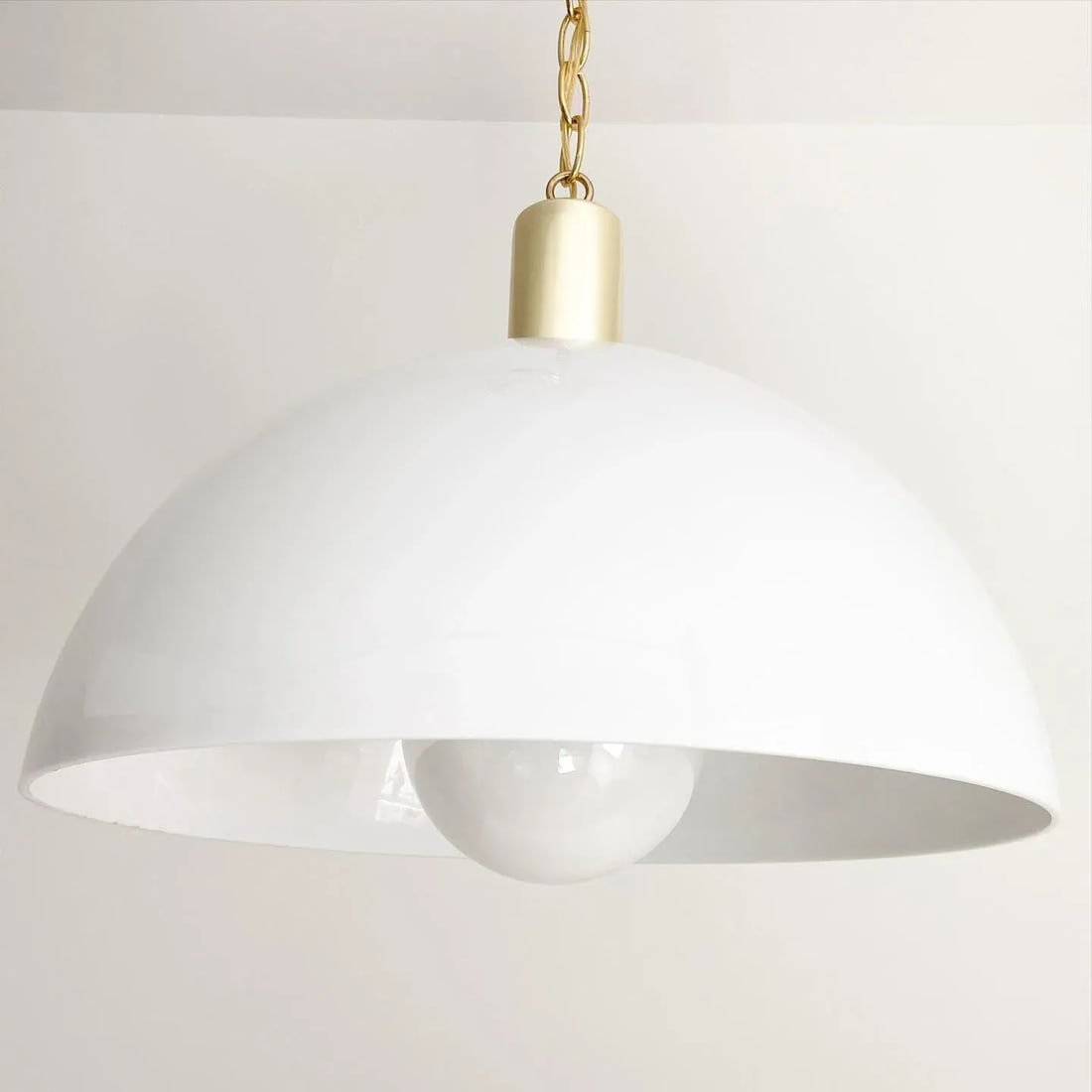 Modern Dome Pendant Light, 1970s - 5