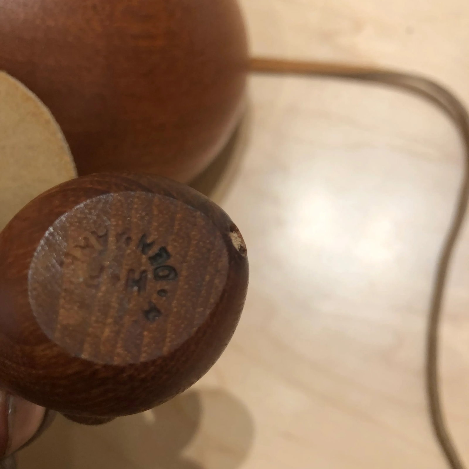 Pair of Teak Mice | H & F Denmark | Scandinavian Modern Collectible - 2