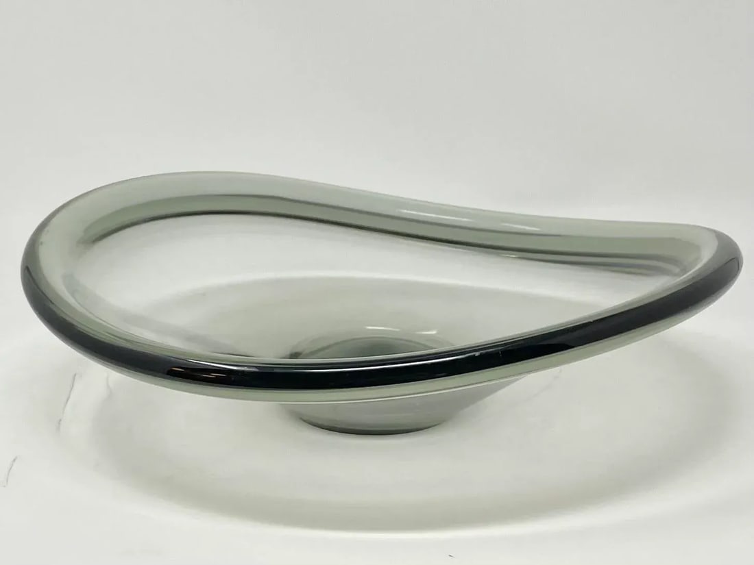 1960s Holmegaard Art Glass Bowl by Per Lutken, Denmark - 2