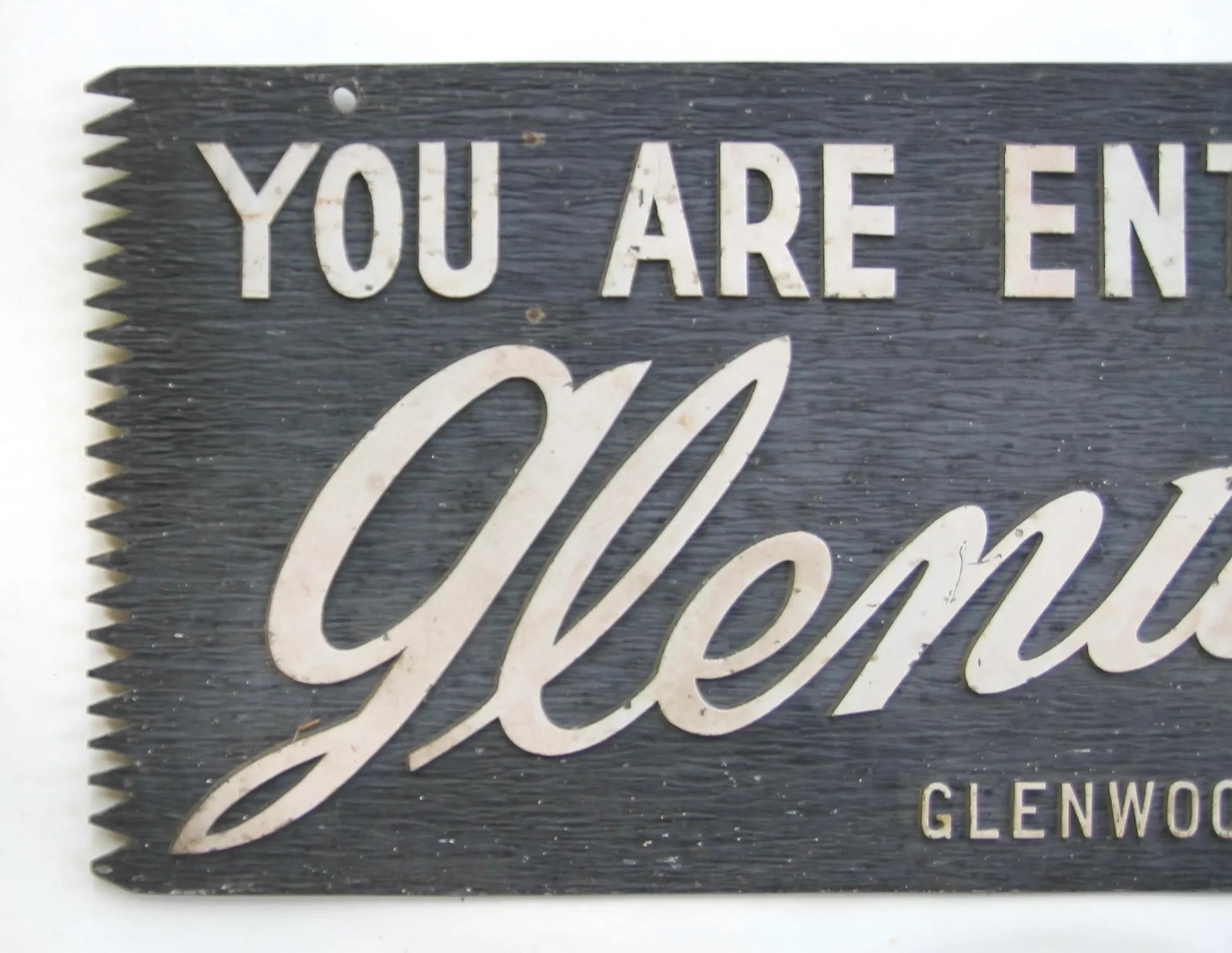 You Are Entering/Leaving Glenwood Metal Sign - 2