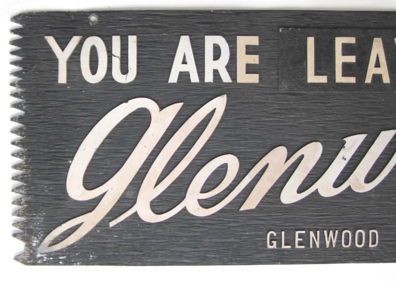 You Are Entering/Leaving Glenwood Metal Sign - 5