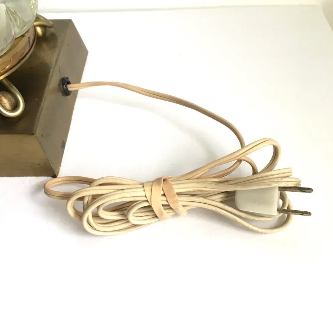 Murano Glass Bullicante Lamp in Opaline Opalescent Pink Vintage 1960s - 11