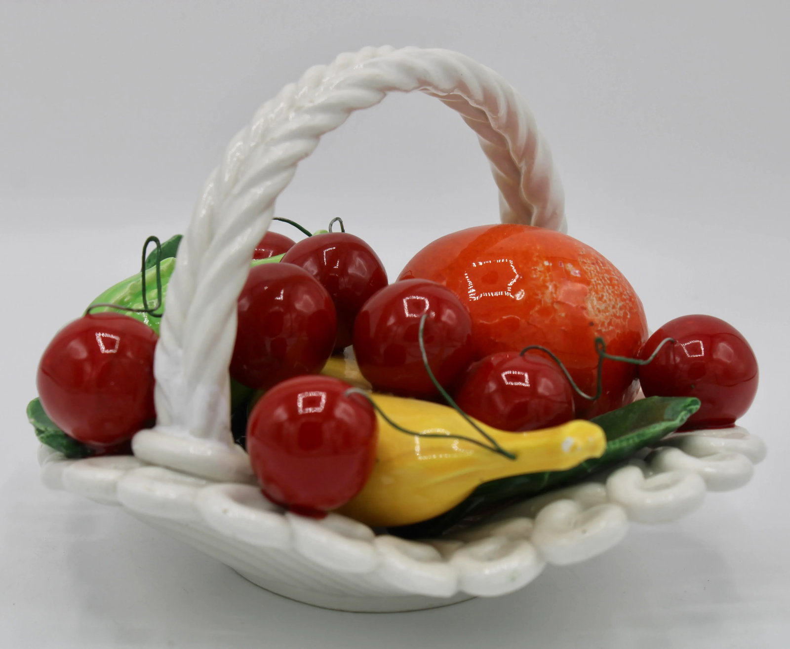 Mid Century Italian Ceramic Fruit Basket - 10