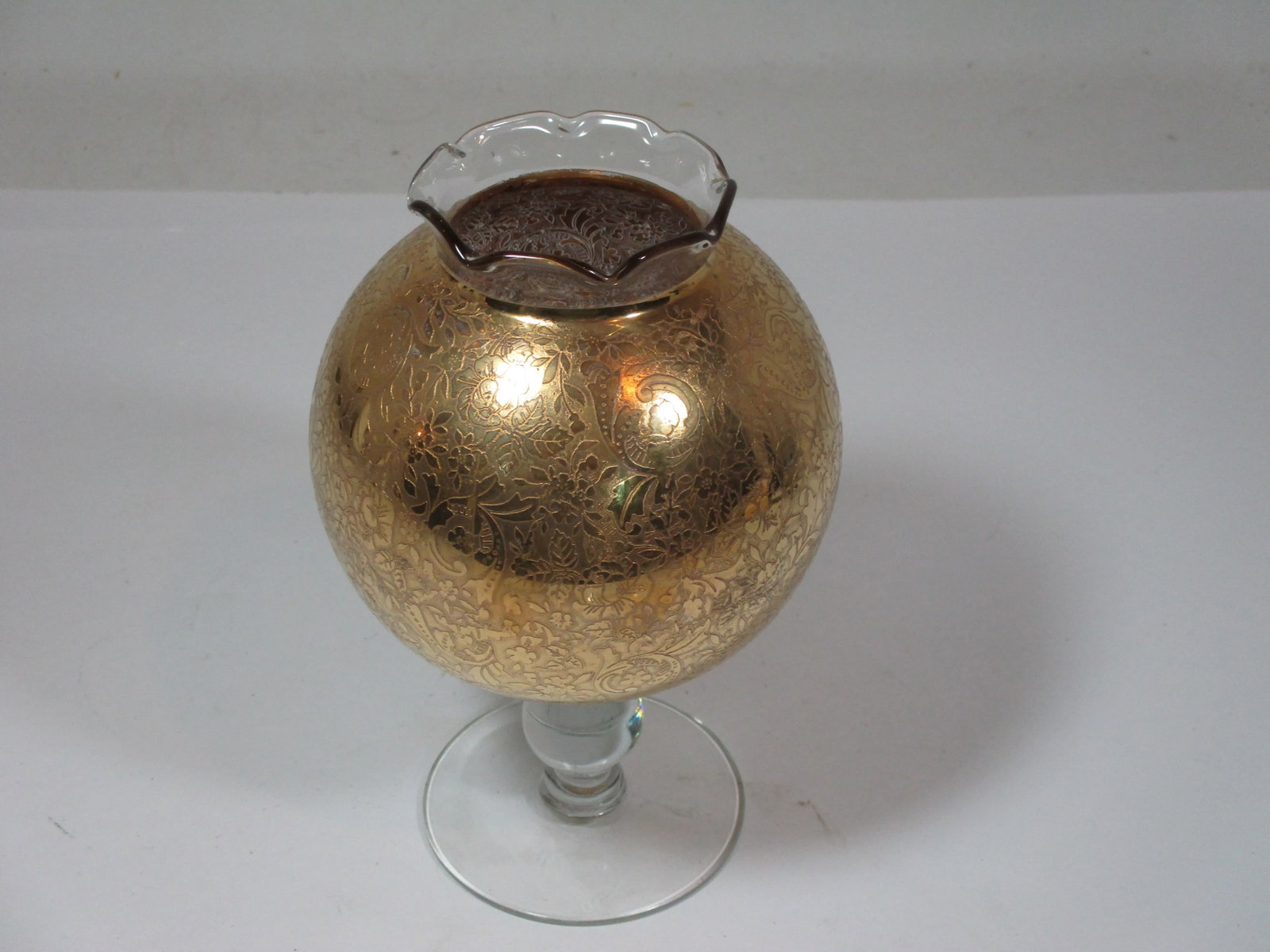 1950s Hollywood Regency Stemmed Rose Vase - 2