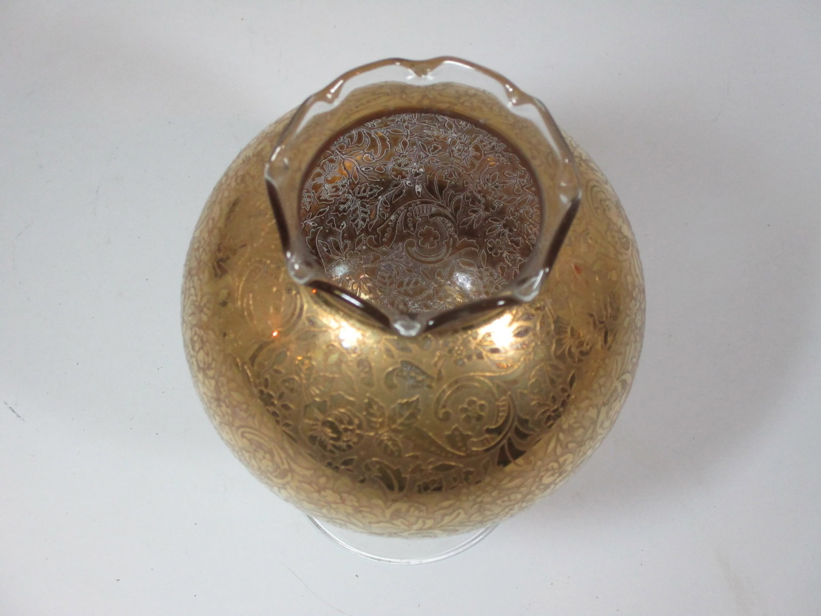 1950s Hollywood Regency Stemmed Rose Vase - 3