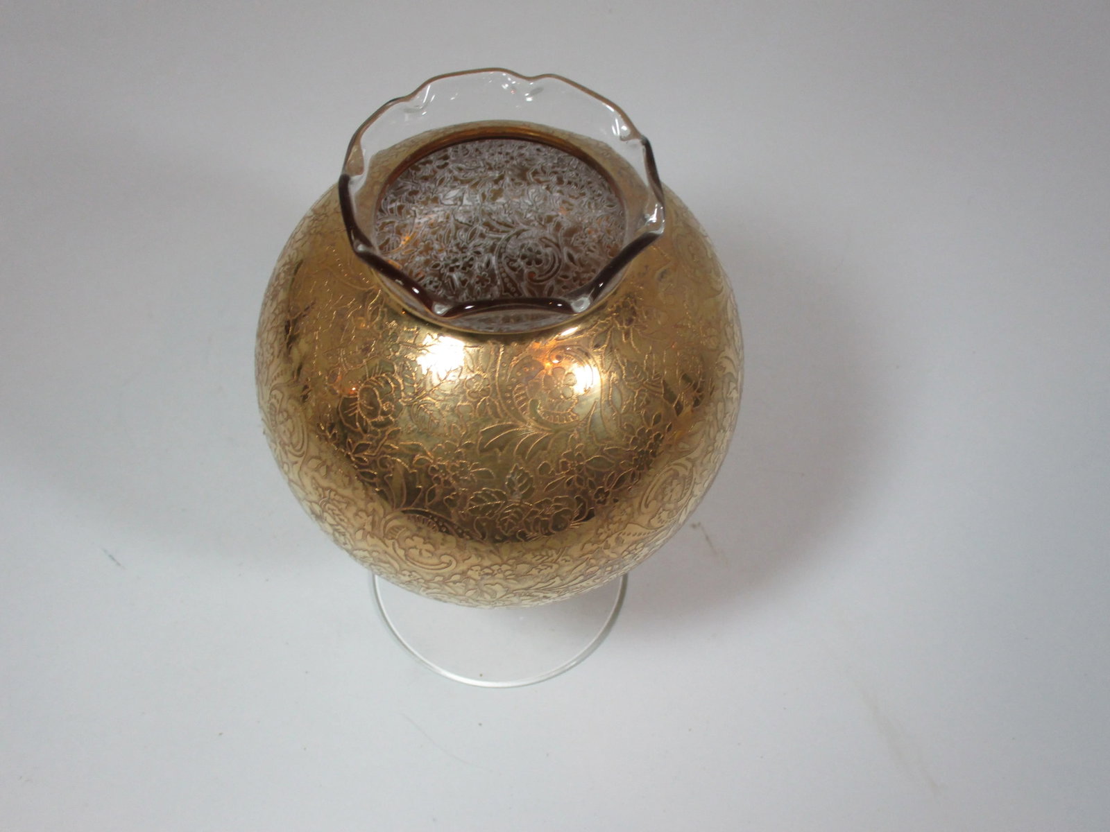 1950s Hollywood Regency Stemmed Rose Vase - 4