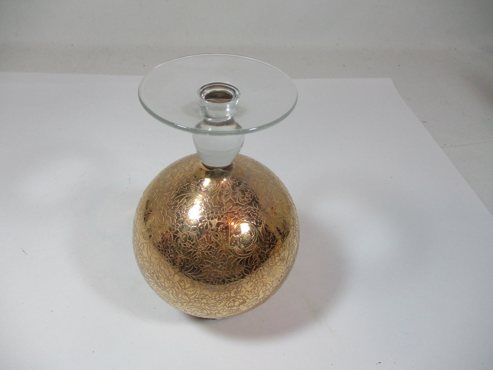 1950s Hollywood Regency Stemmed Rose Vase - 7
