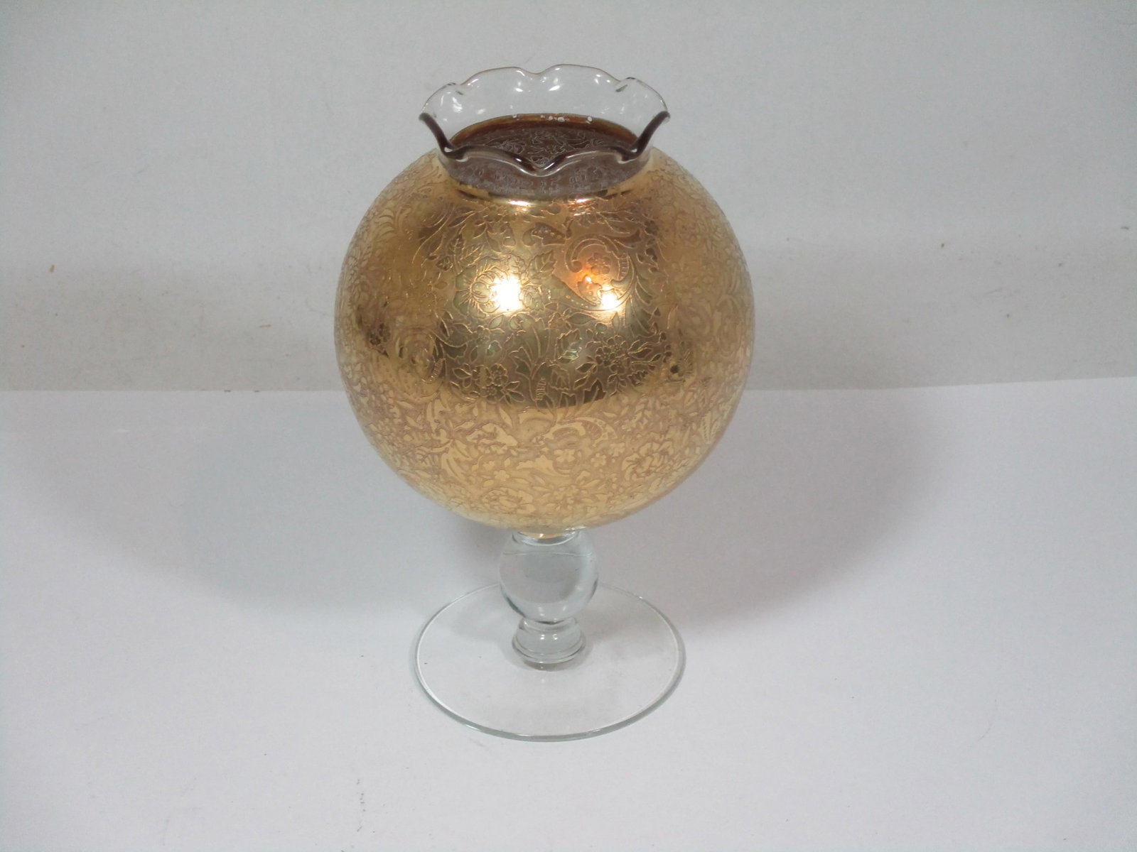 1950s Hollywood Regency Stemmed Rose Vase - 9