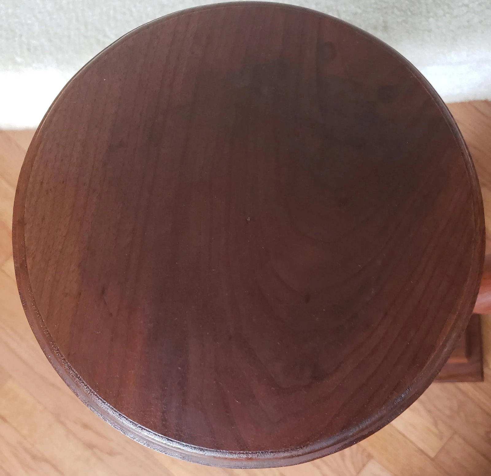 Vintage Torcheres Victorian Style Solid Mahogany Plant Stands - a Pair - 4