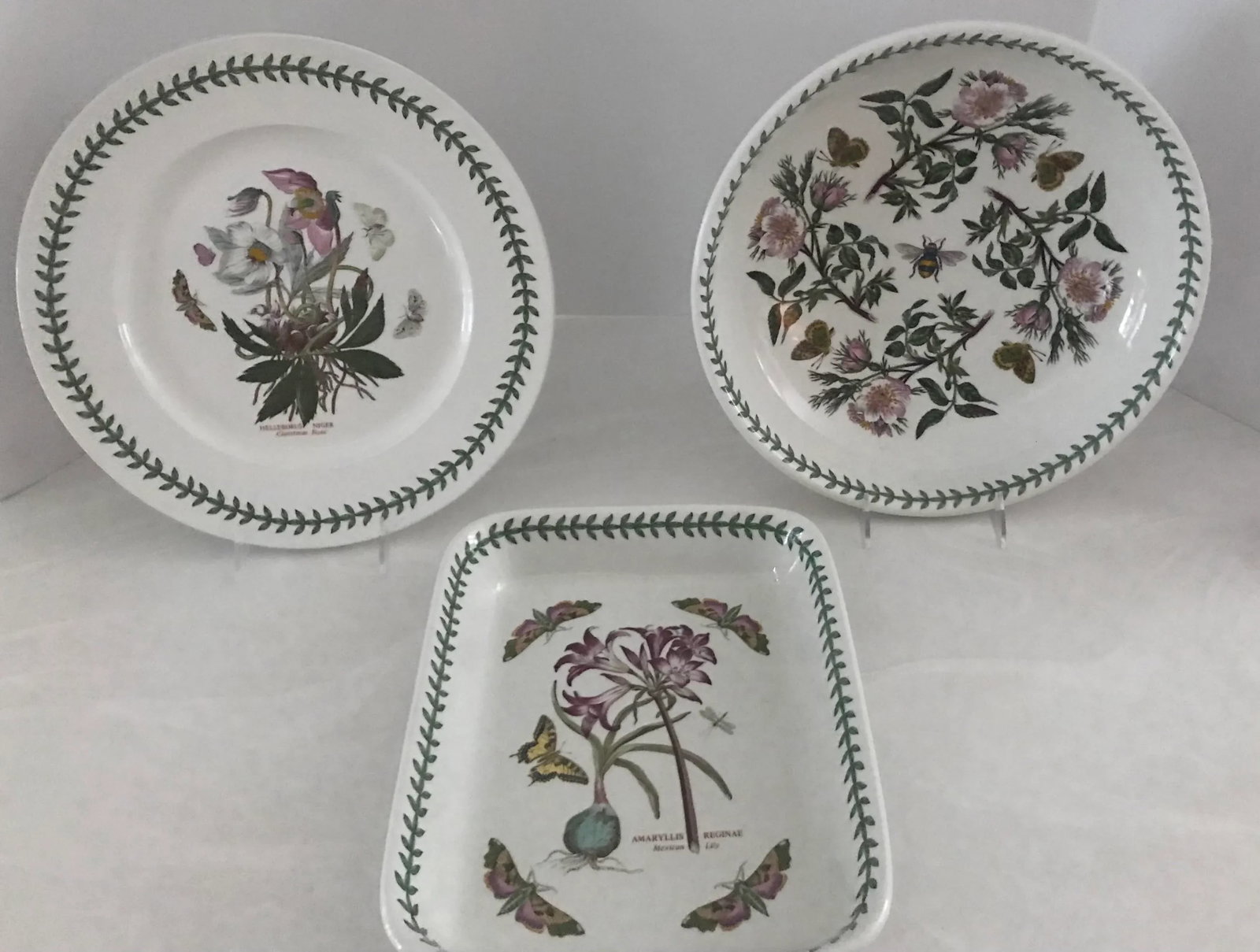 Vintage Portmeirion Botanical Garden Serving Set- 3 Pieces - 8