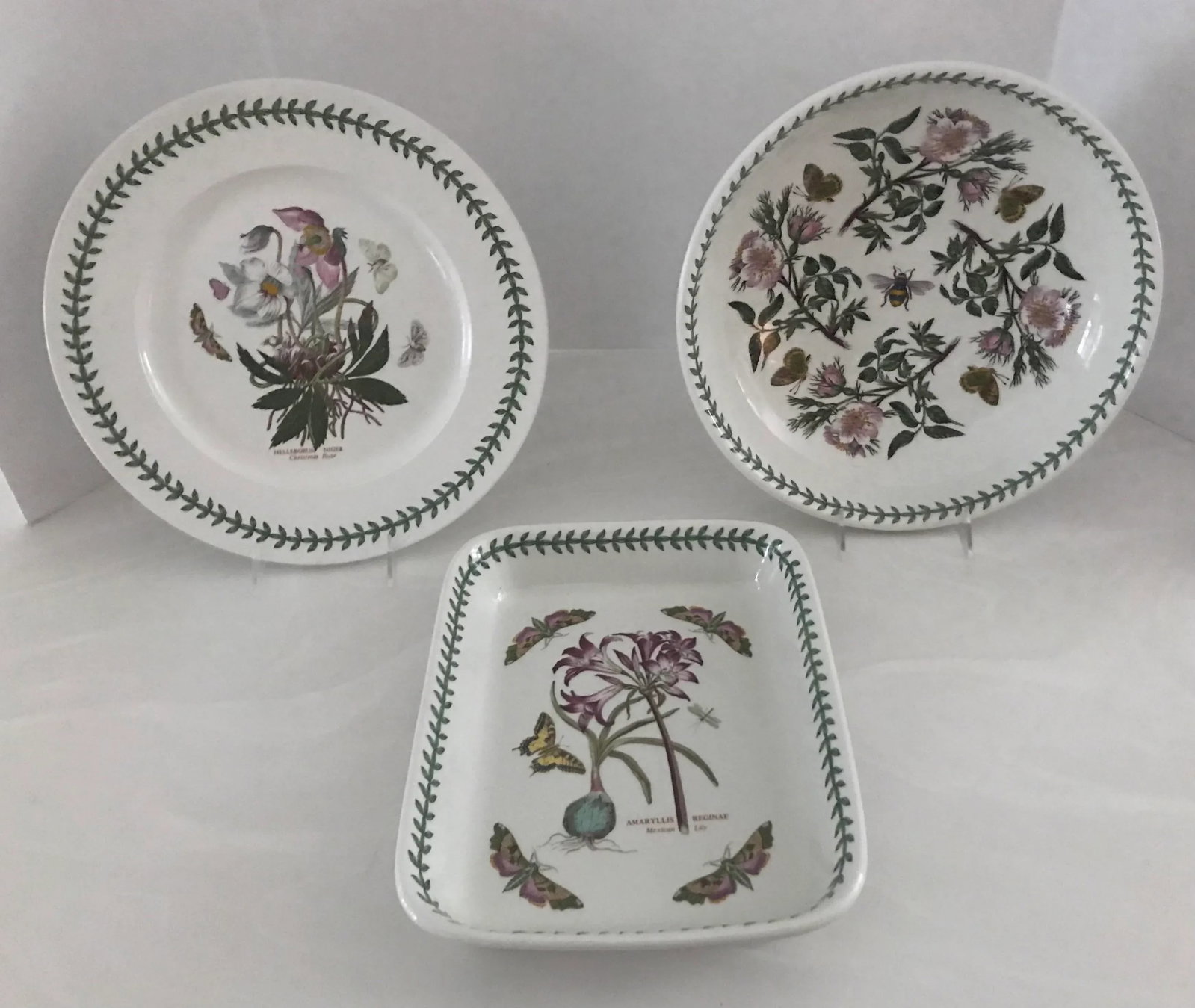 Vintage Portmeirion Botanical Garden Serving Set- 3 Pieces - 9