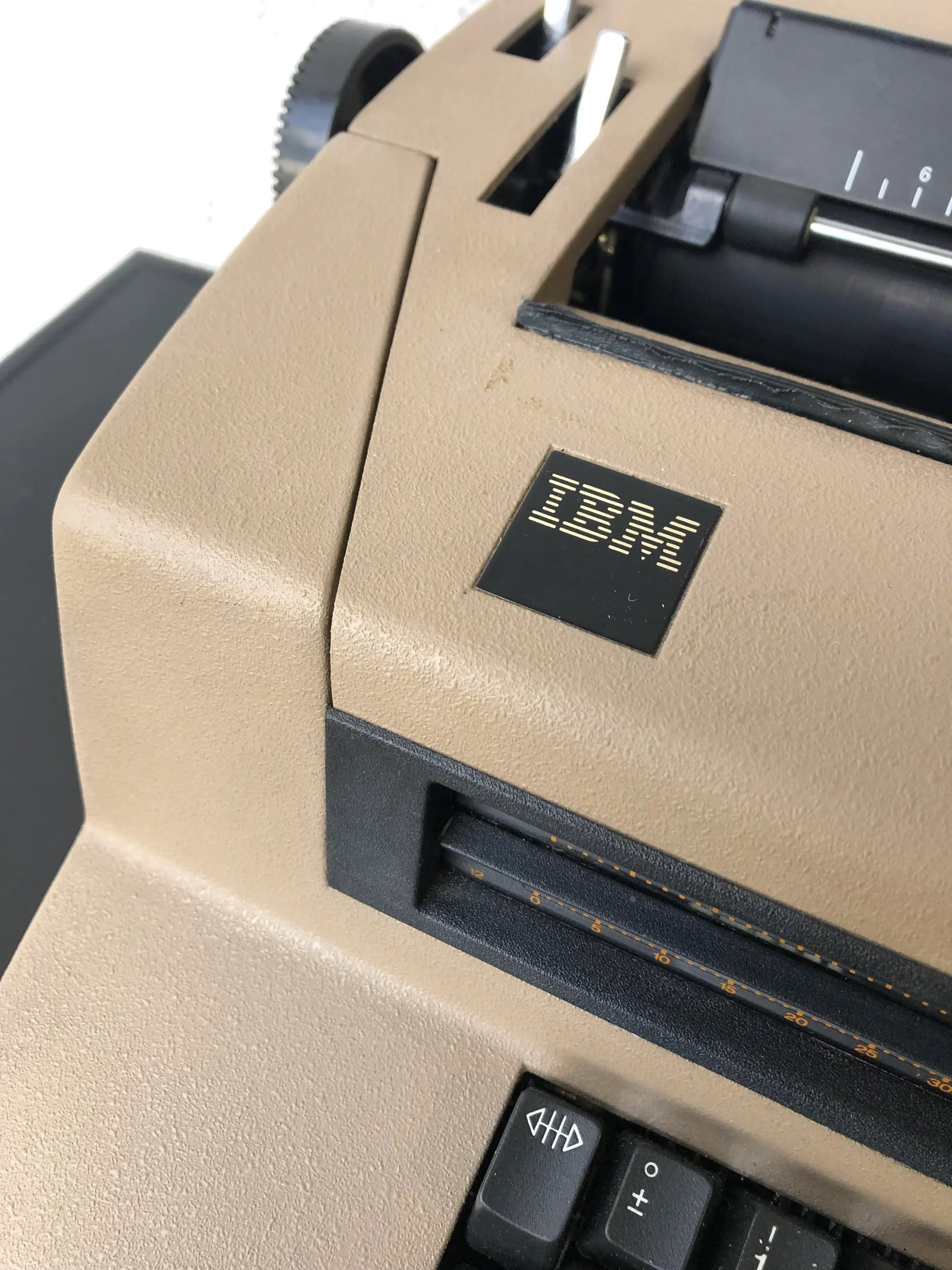 Vintage1970s Ibm Electric Typewriter on Rolling Steel Drop Leaf Cart - 8