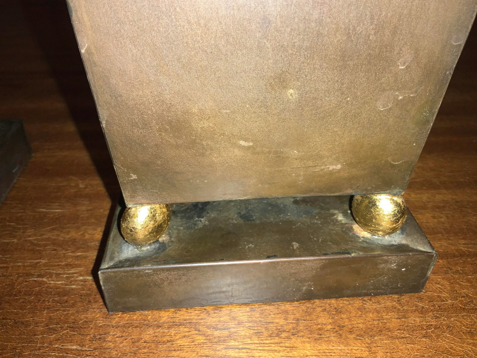 1960s French-Style Chocolate Brown & Gold Planters - a Pair - 4