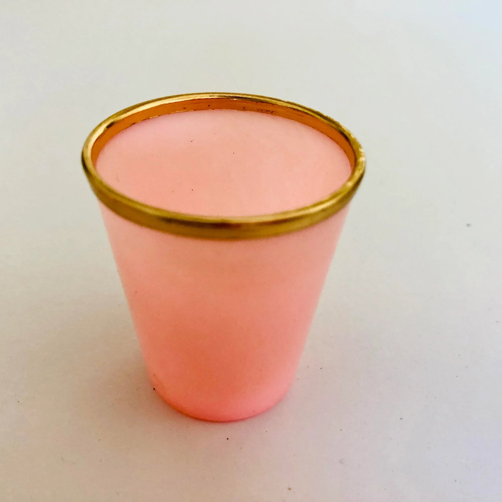 Hollywood Recency Pink & Gold Acrylic Shot Glasses S/6 - 3