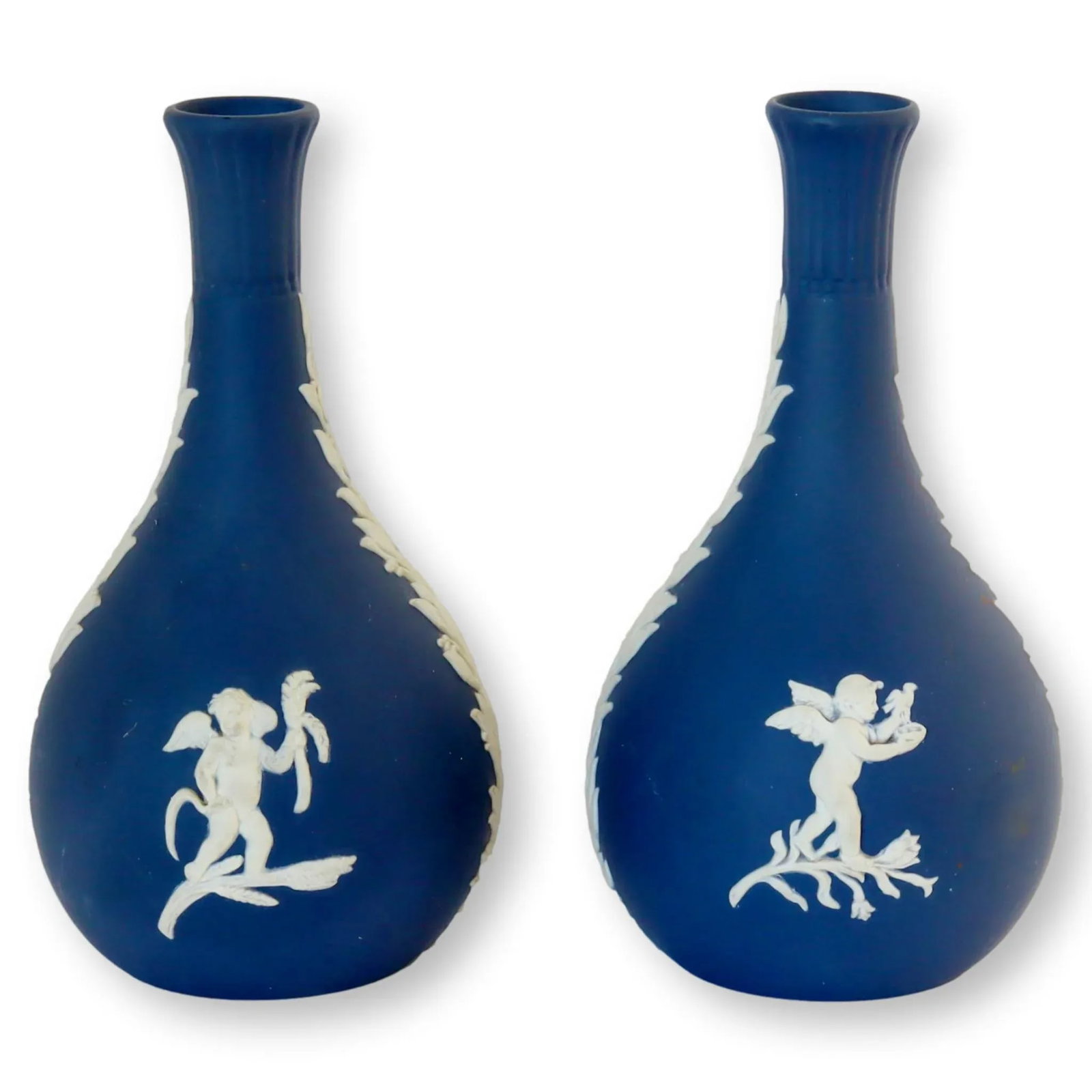 1970s Wedgwood Jasperware Bud Vases, a Pair - 6