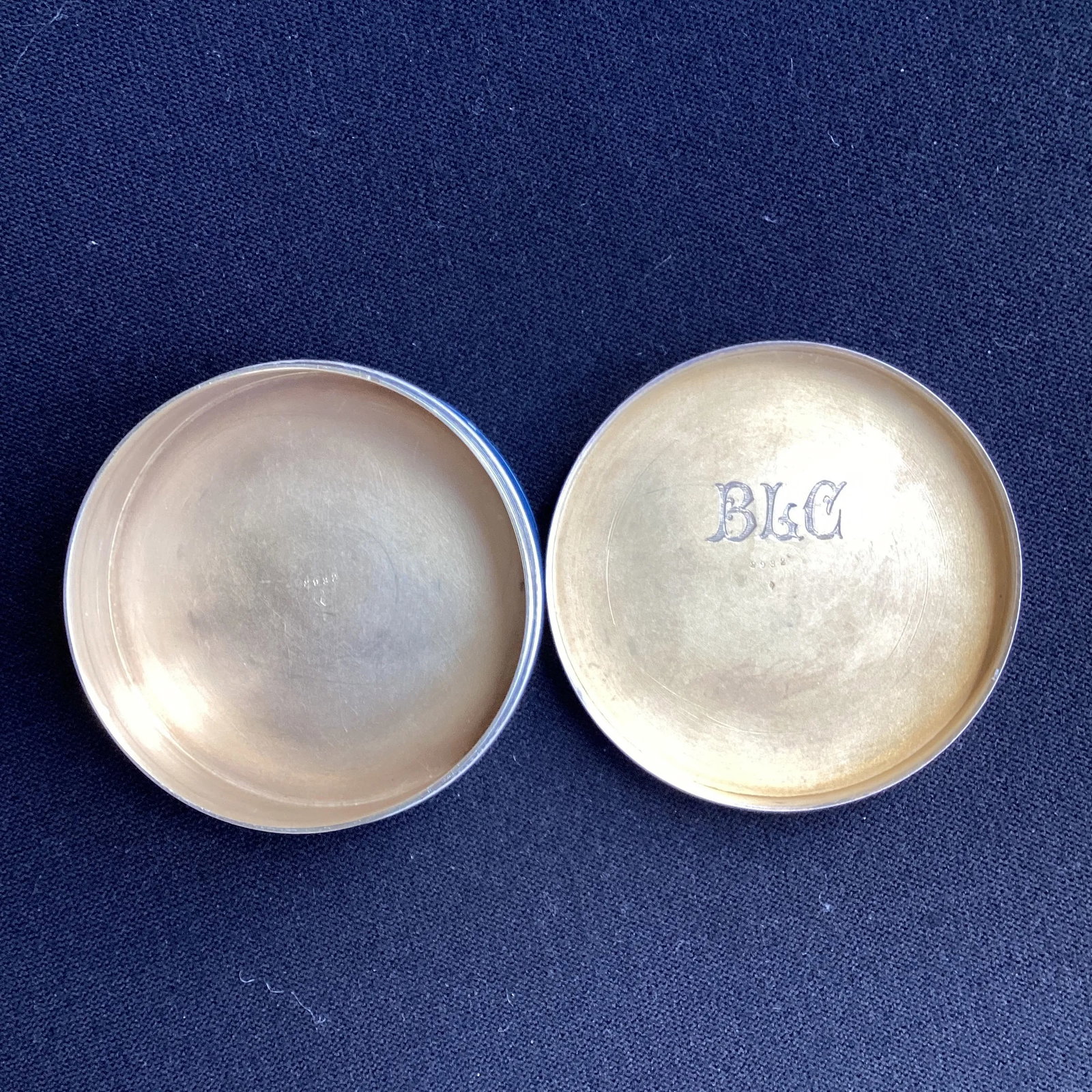 Mid 20th Century Brass Cloisonne Round Lidded Box - 3