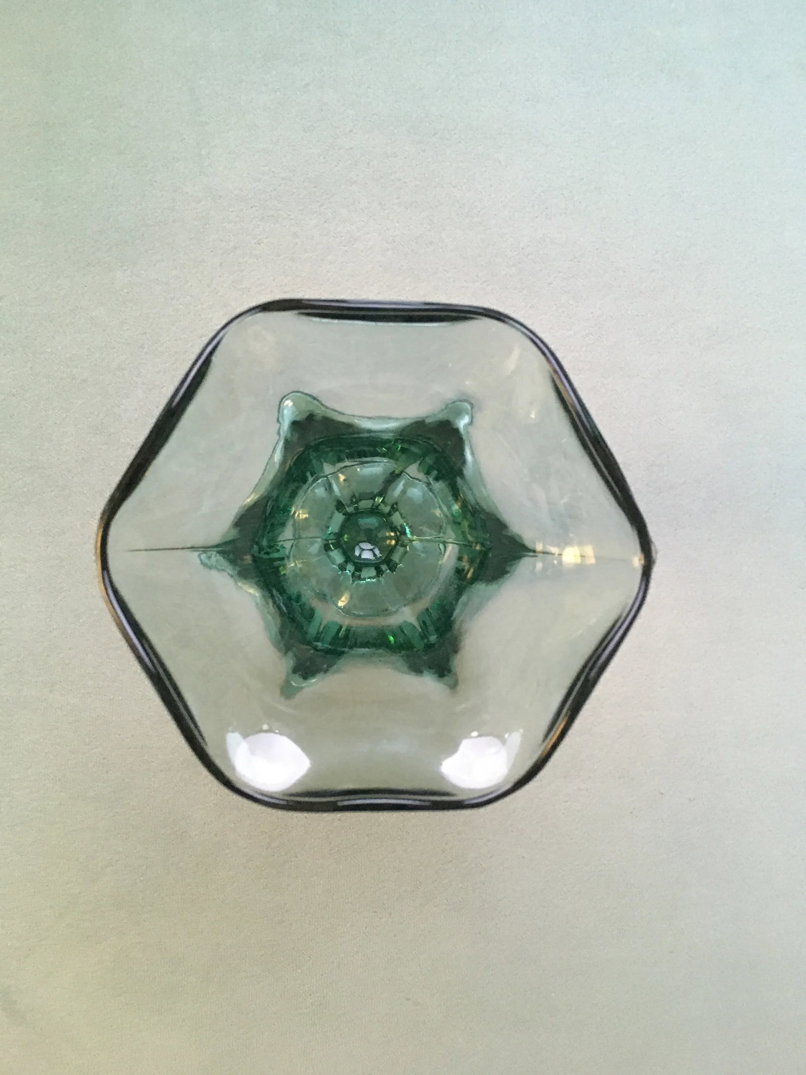 Vintage Anchor Hocking Green Fountain-Ware Parfait Glasses- Set of 4 - 7