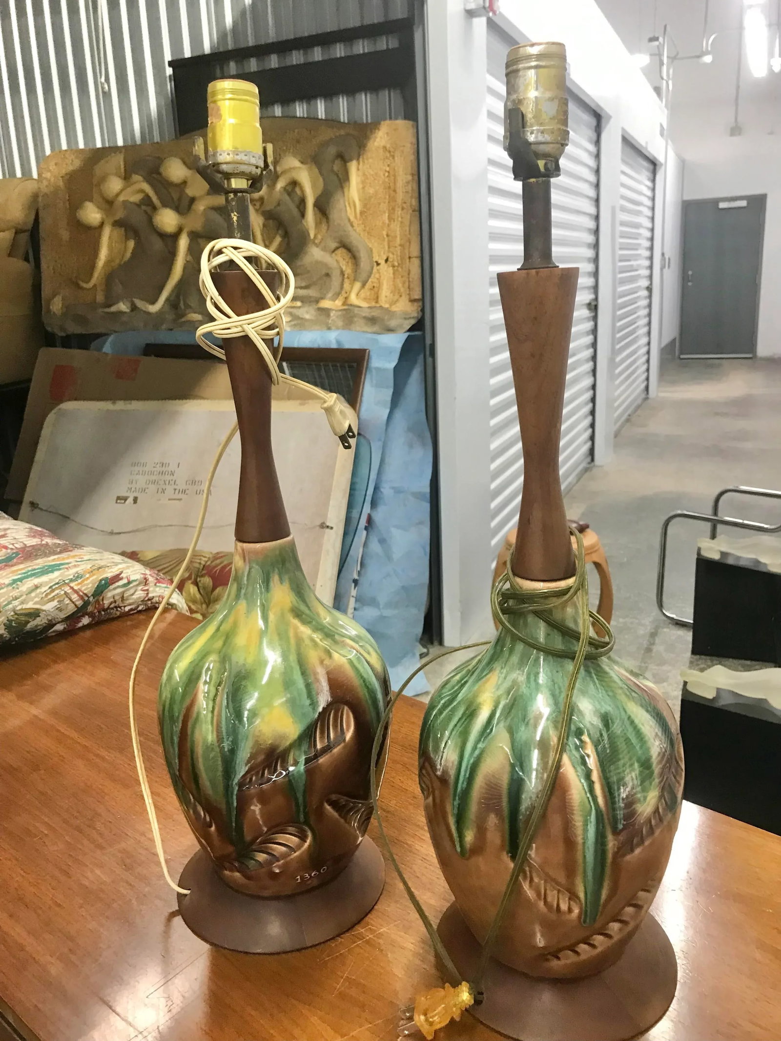 1960s Mid-Century Modern Lamps - a Pair - 3