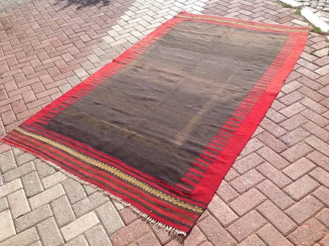 Vintage Turkish Kilim Rug - 5'2'' * 8'4'',02 - 3