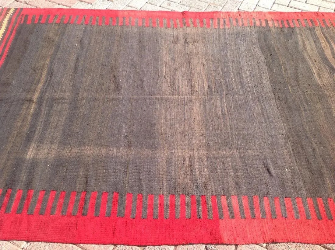 Vintage Turkish Kilim Rug - 5'2'' * 8'4'',02 - 4