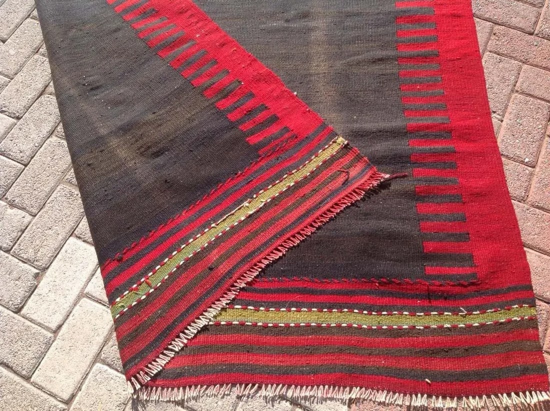Vintage Turkish Kilim Rug - 5'2'' * 8'4'',02 - 6