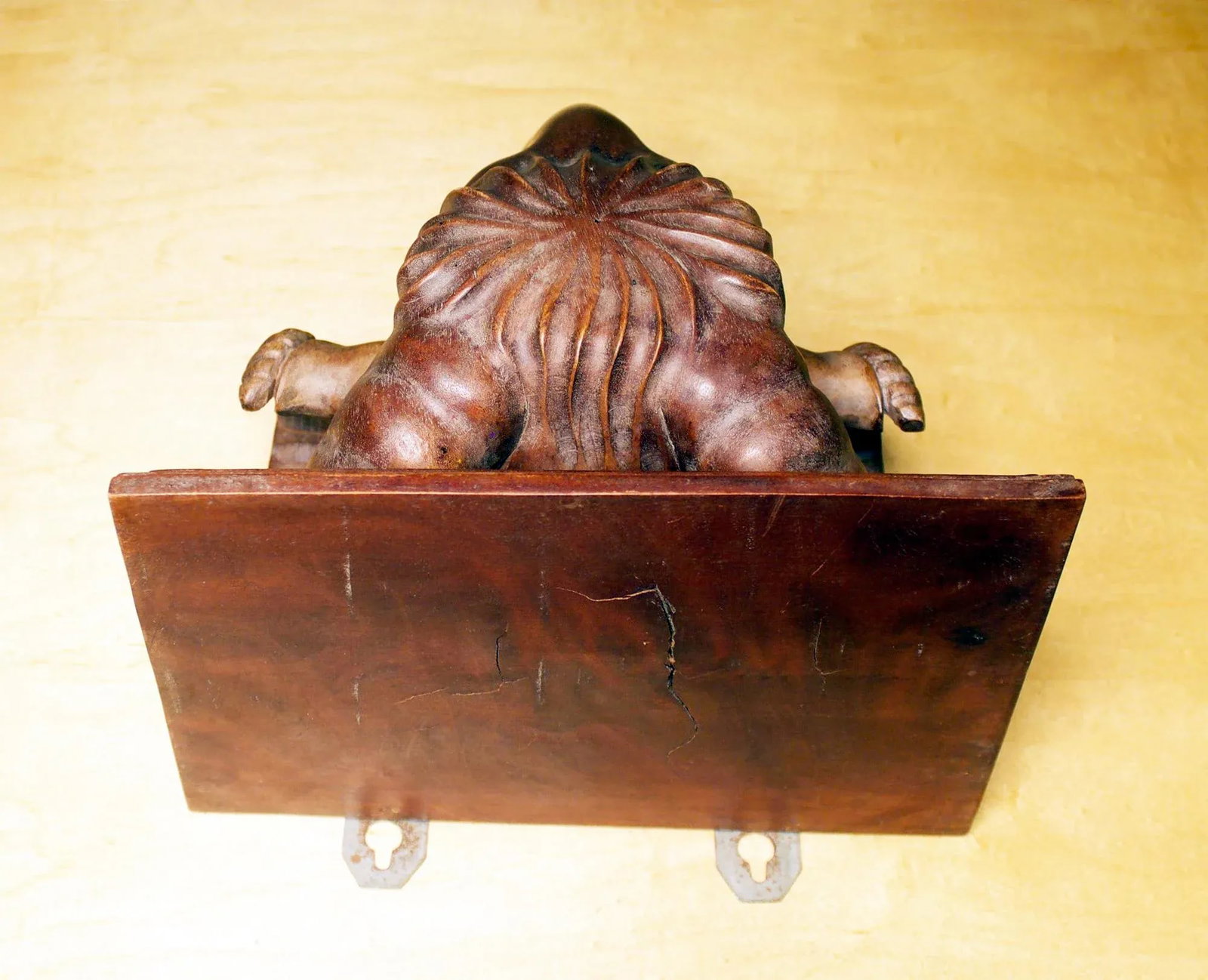 Antique Black Forest Ram Head Carved Wall Shelves- a Pair - 10