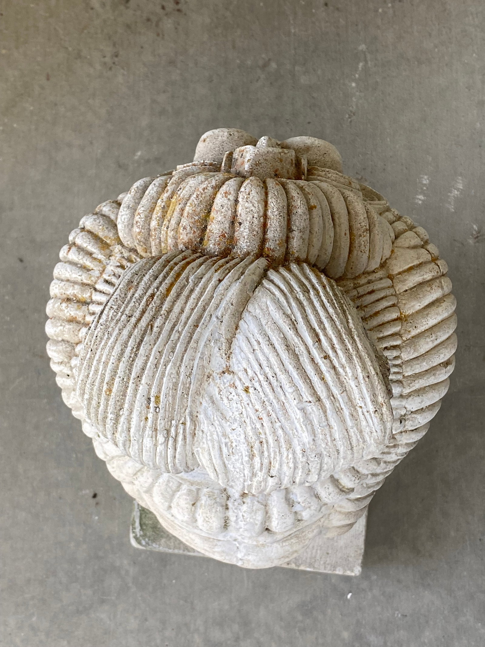Sculptural Stone Garden Buddha Head - 5