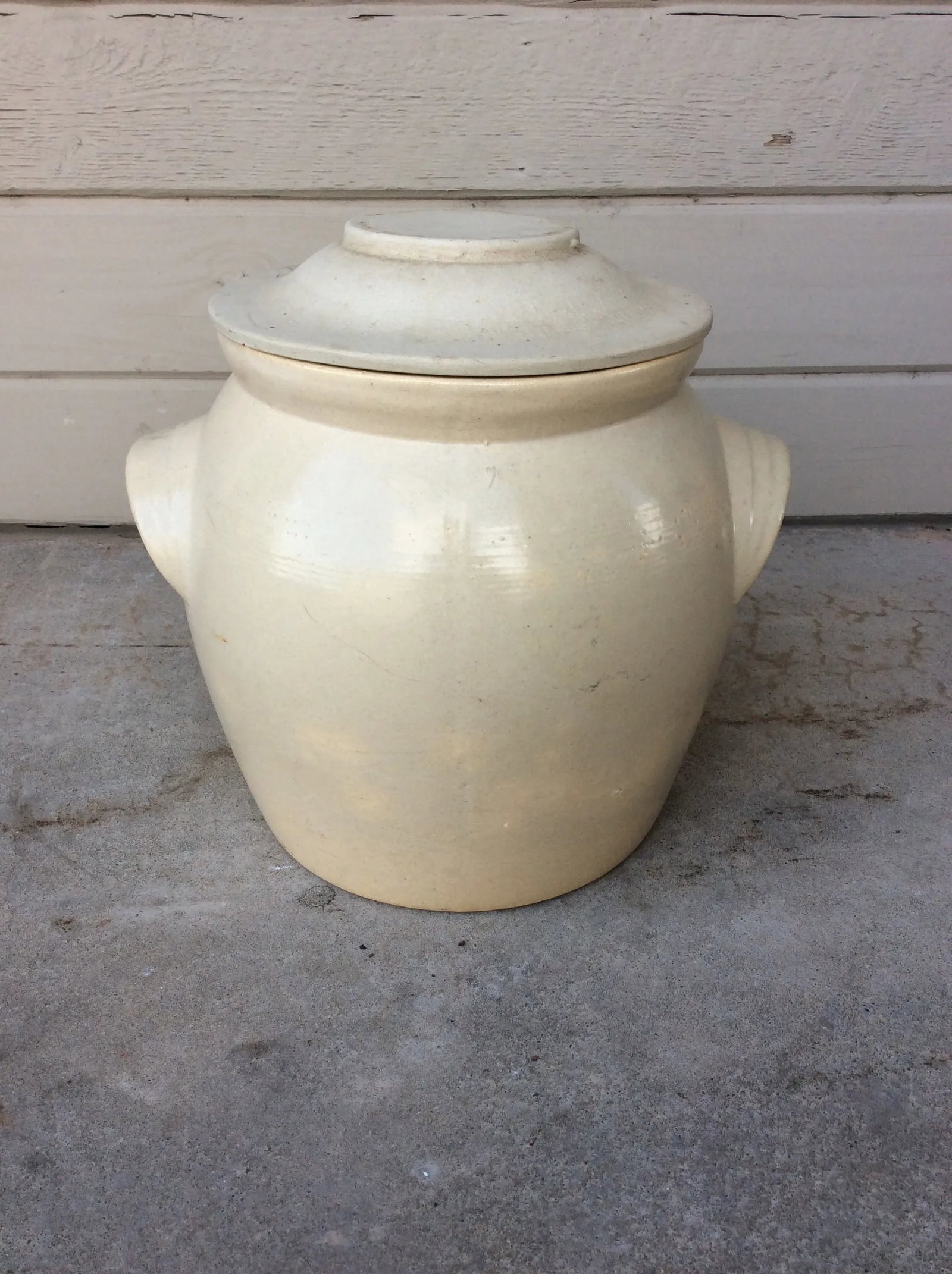 Early 20th Century French Confit Pot With Lid - 12