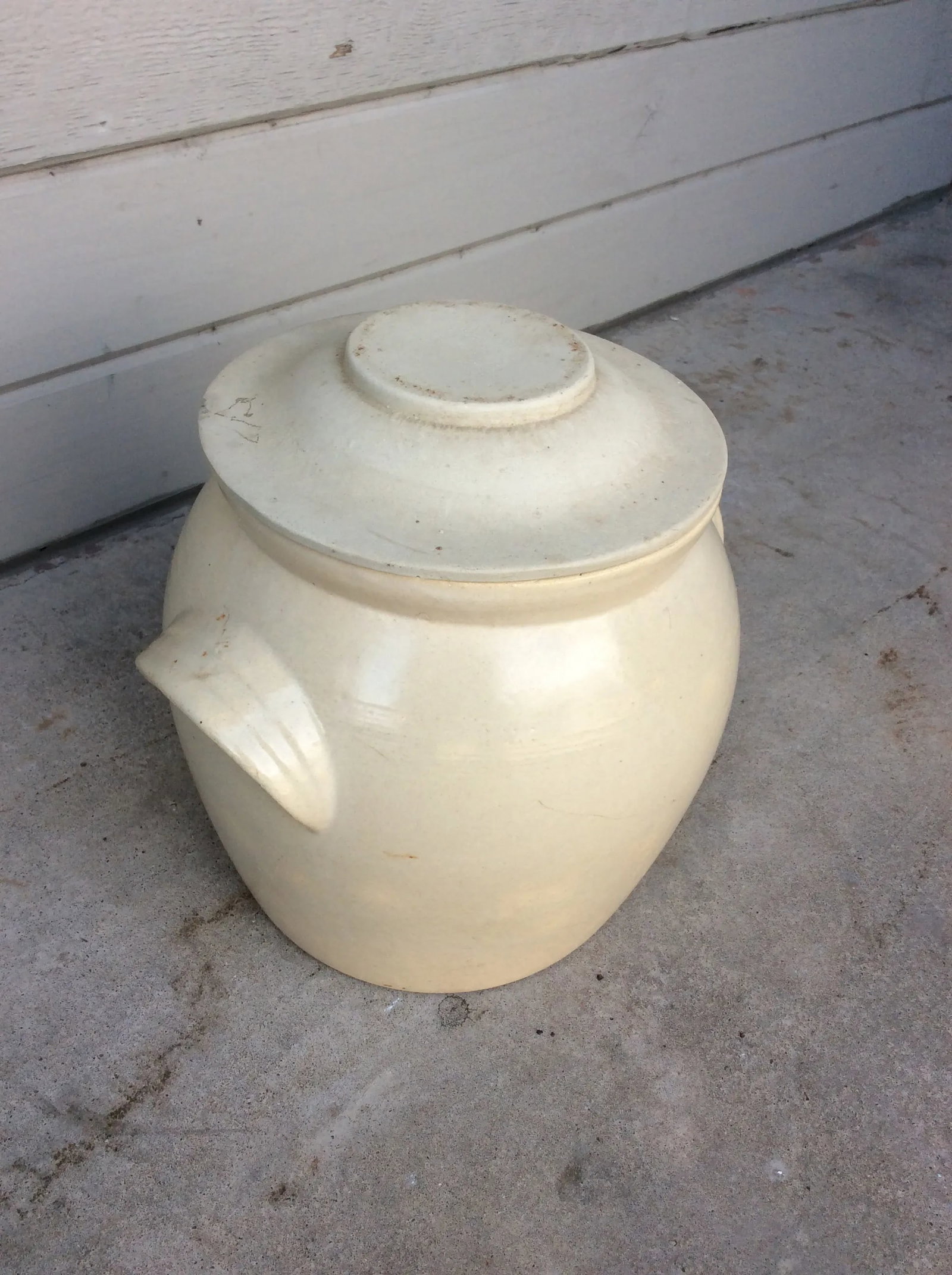 Early 20th Century French Confit Pot With Lid - 2