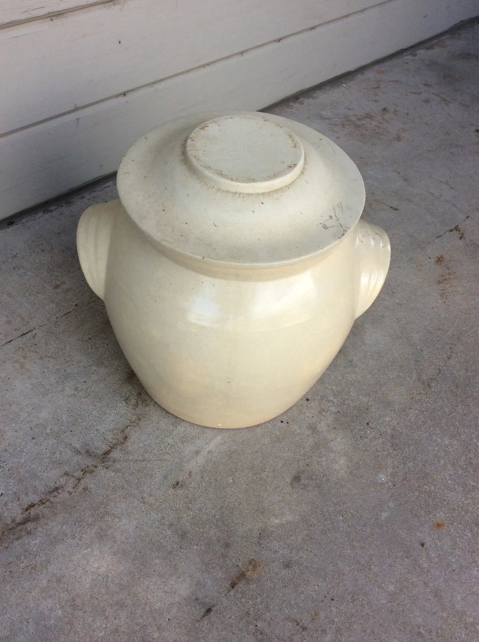 Early 20th Century French Confit Pot With Lid - 5