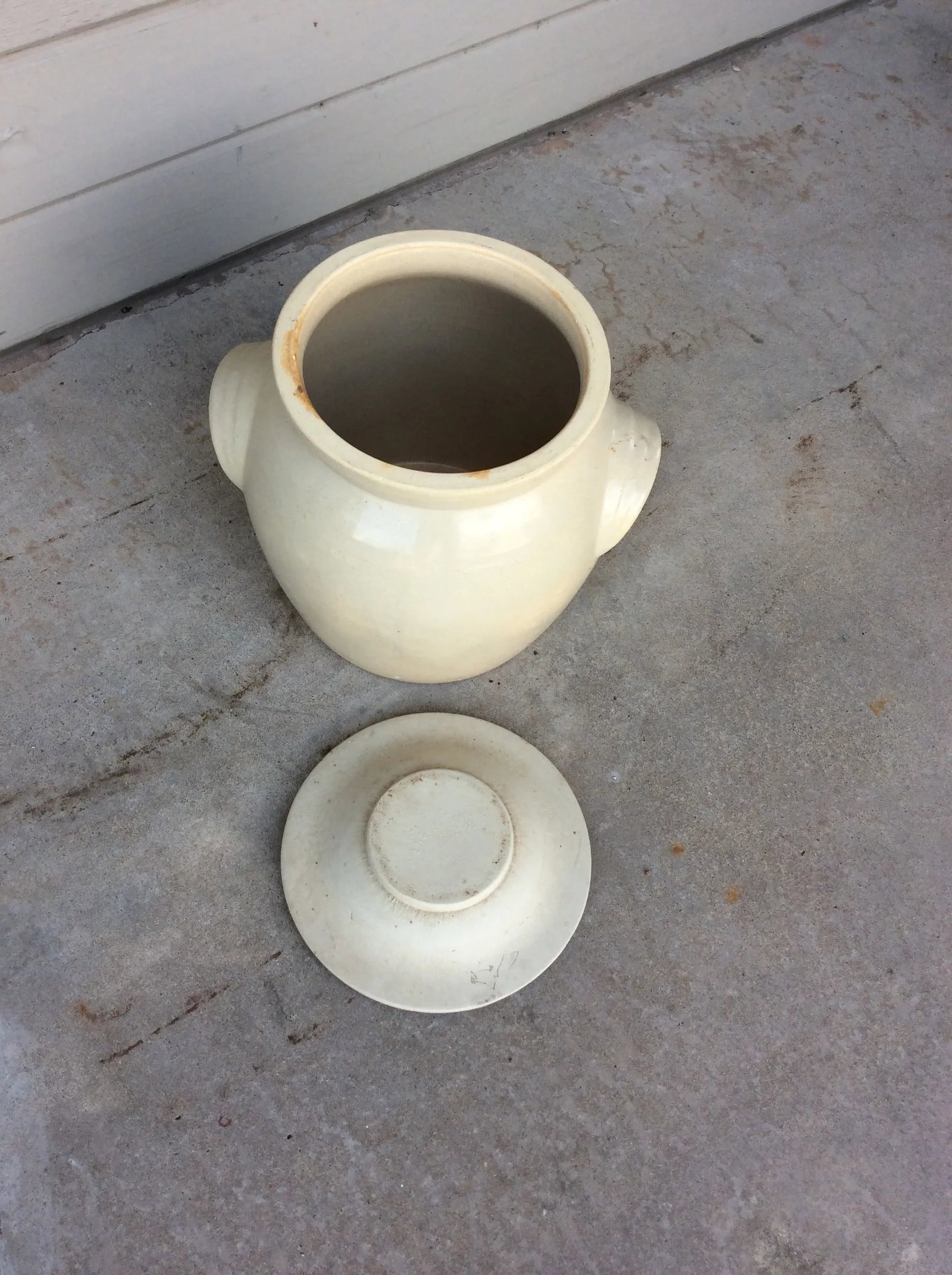 Early 20th Century French Confit Pot With Lid - 7