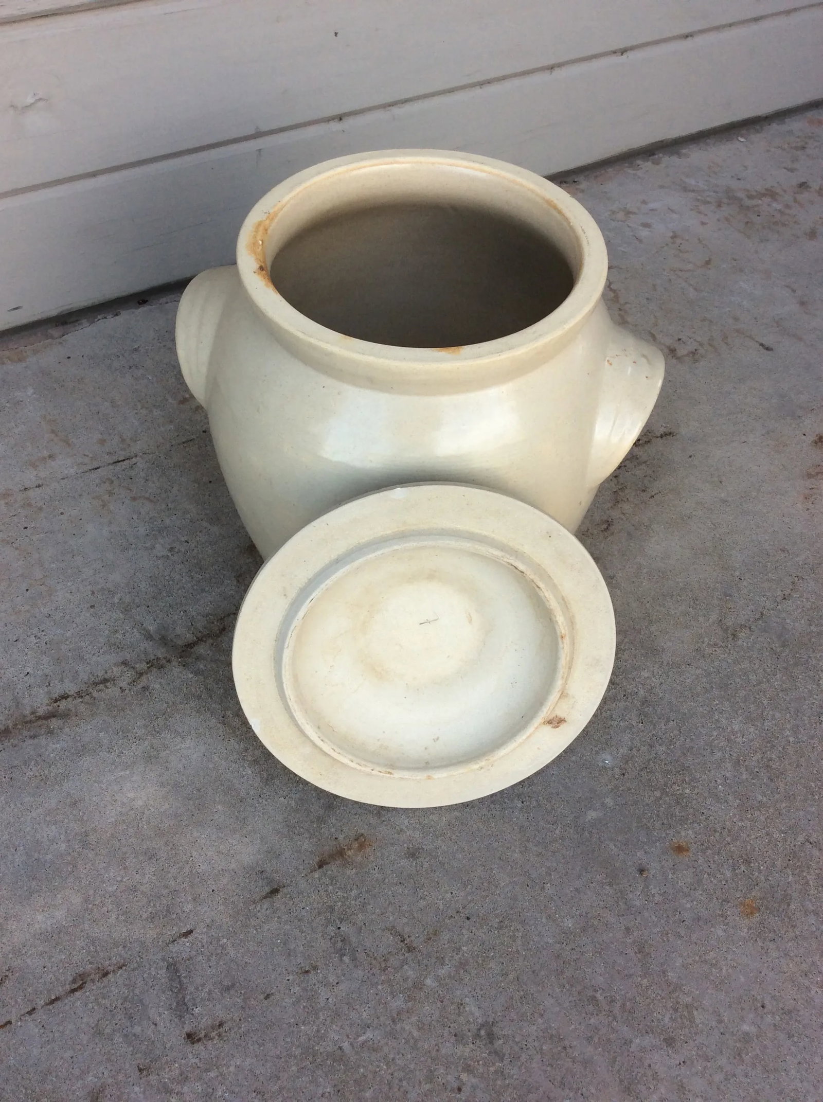 Early 20th Century French Confit Pot With Lid - 9