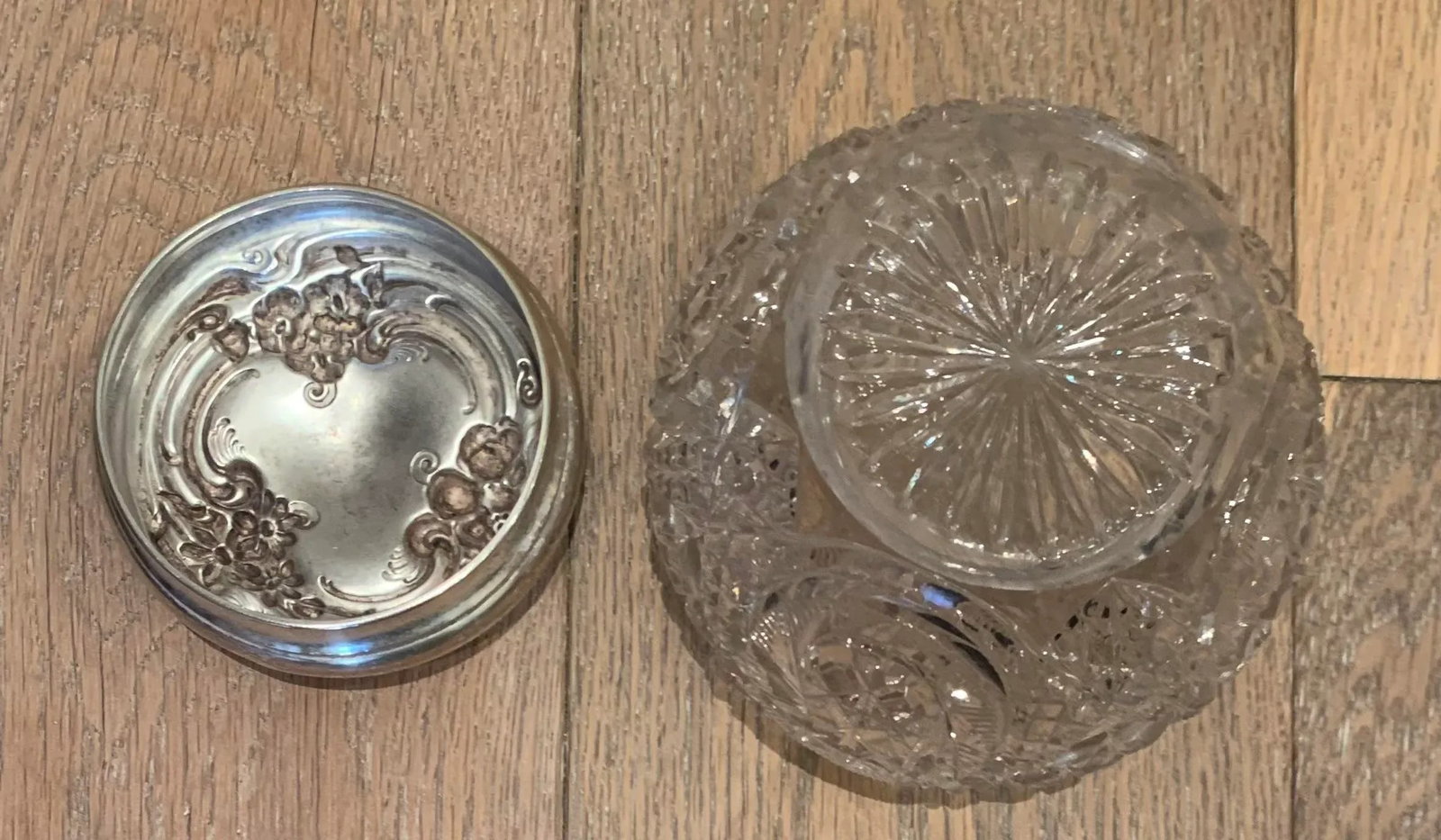 1920s Glass Boudoir Jar - 6