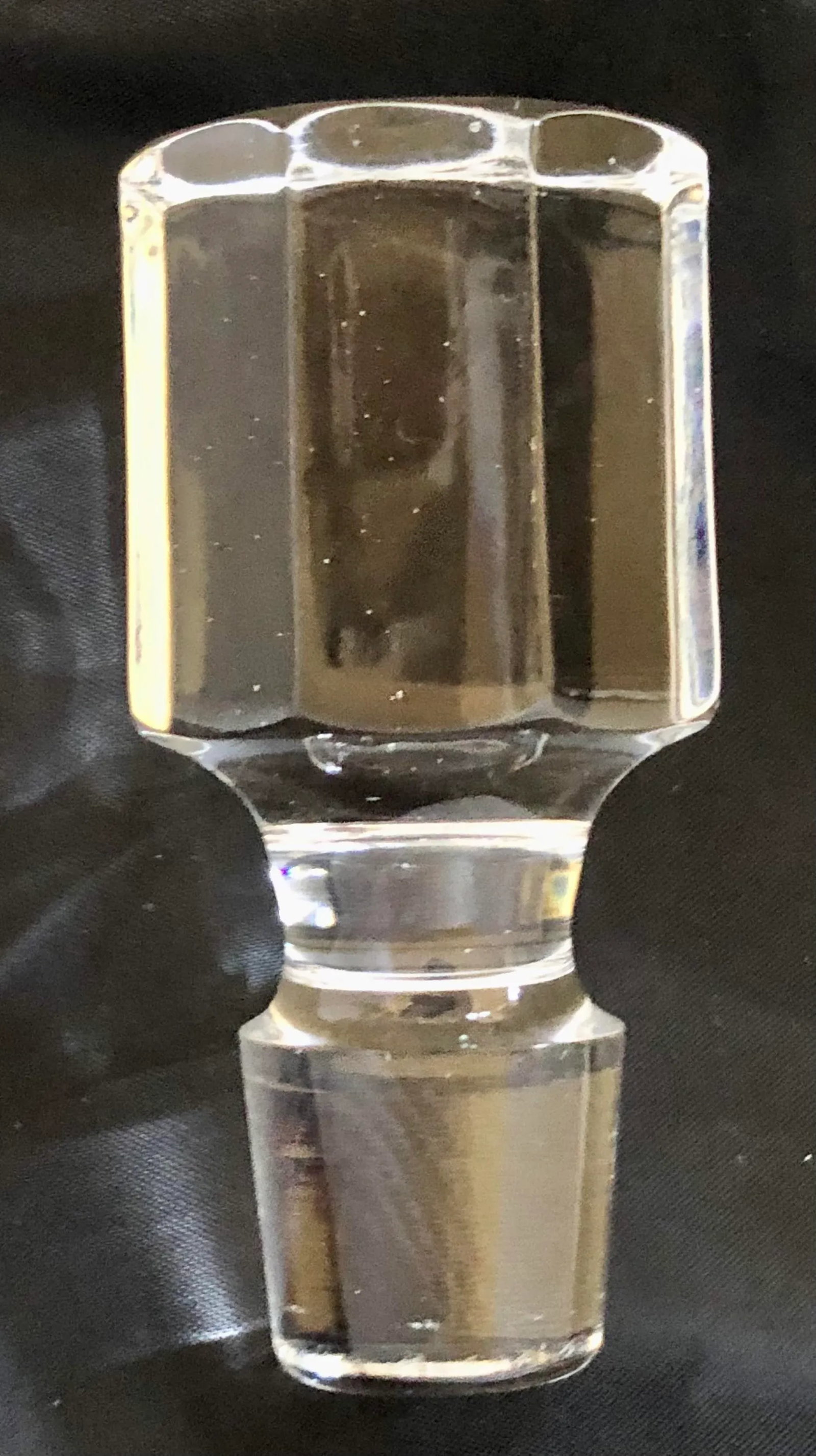 Mid Century Cut Crystal Liquor Decanter - 5