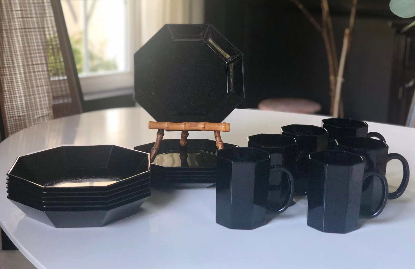 1980s Arcoroc France "Octime" Place Setting for Six- 18 Pieces - 6