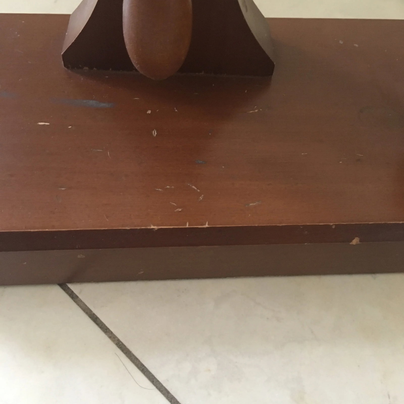 Vintage Mid-Century Ship Wheel Table Lamp With Brass Compass - 5