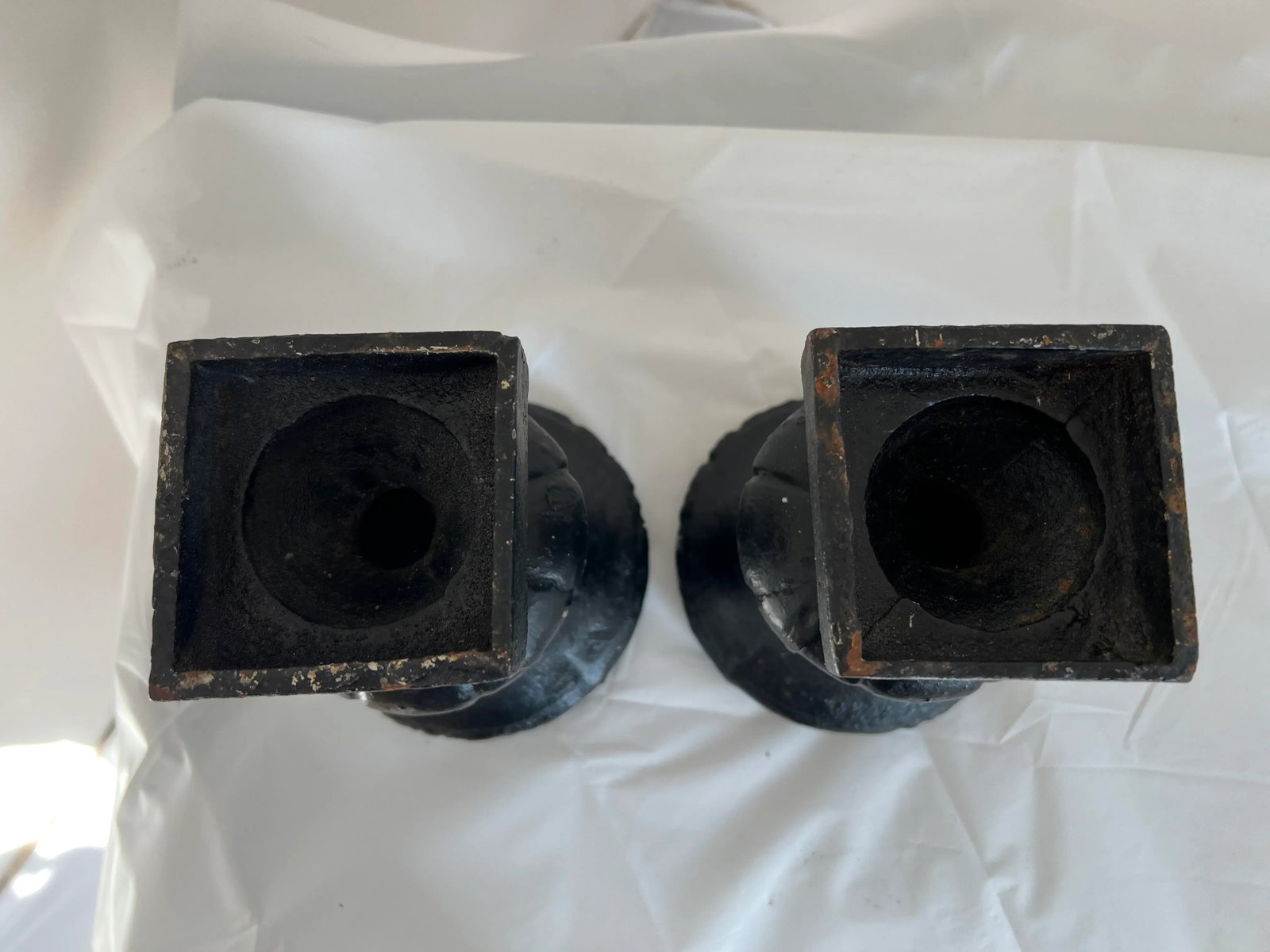 Late 20th Century Cast Iron Planters - a Pair - 5